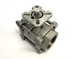 N/A | Stainless Steel Ball Valve 2" CF8M 14mm Square Stem Size 1000WOG F05/F07- Used