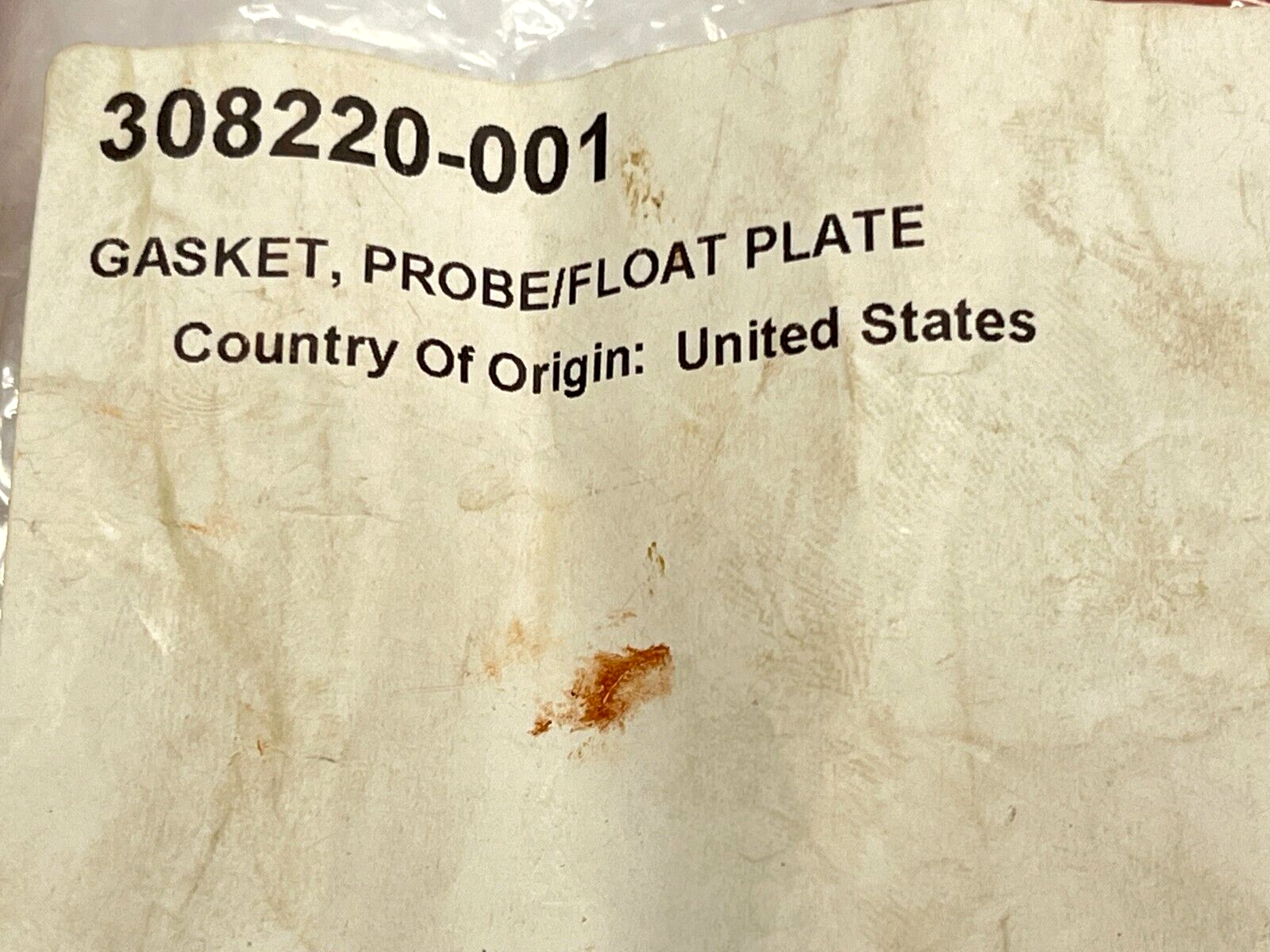 DriSteem 308220-001 Probe/Float Plate Gasket - Maverick Industrial Sales