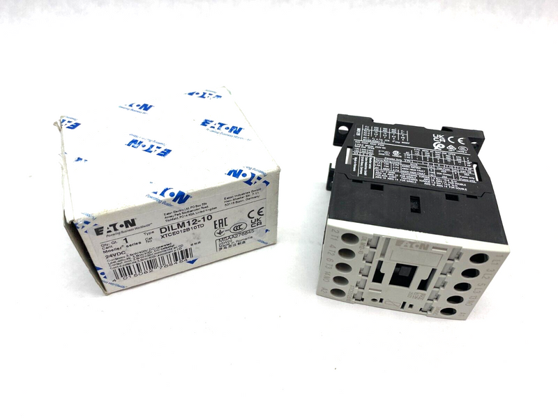 Eaton XTCE012B10TD Moeller Series Contactor DILM12-10 24VDC - Maverick Industrial Sales