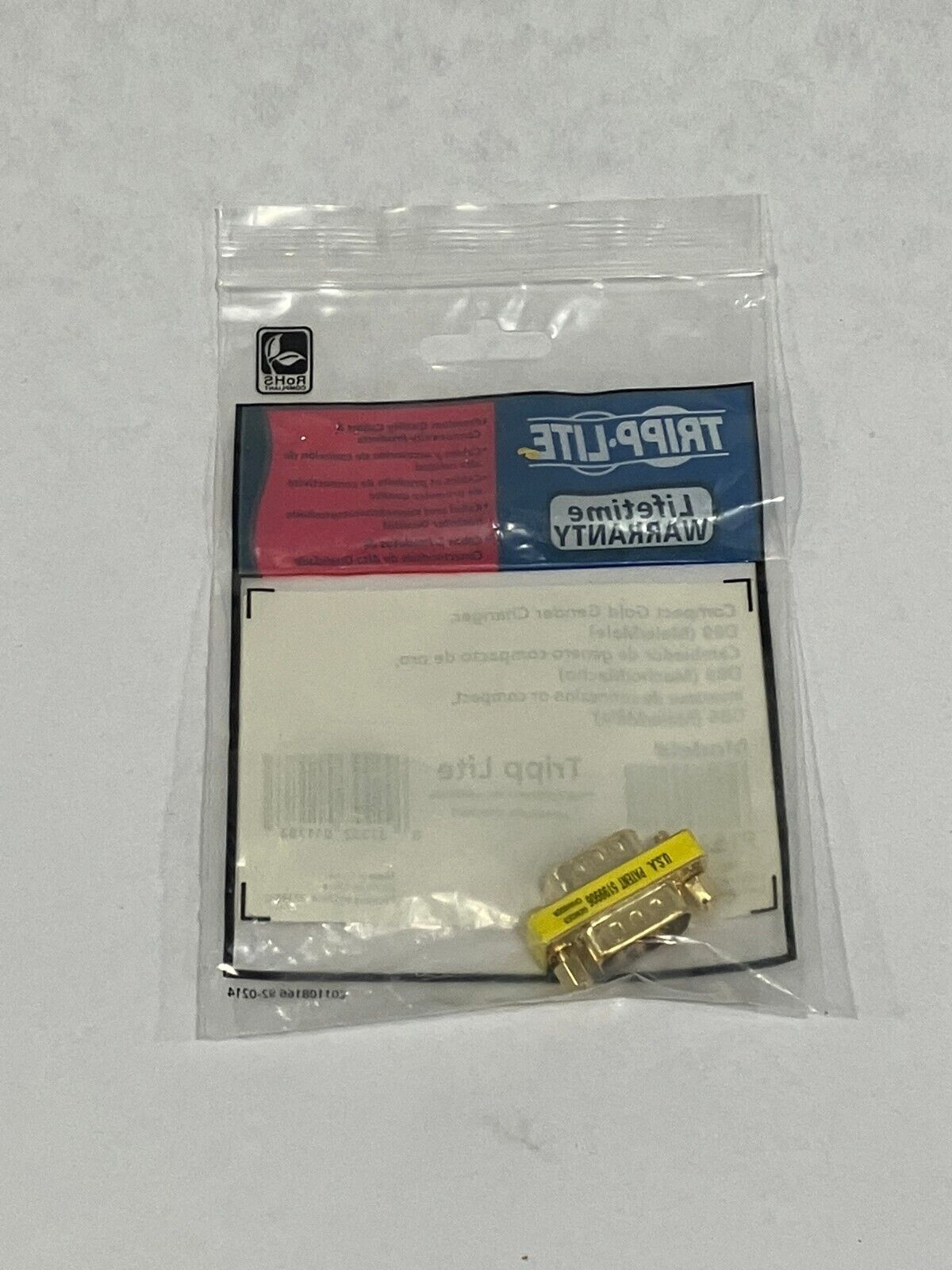 Tripp Lite P152-000 Compact Gold Gender Changer DB9 - Maverick Industrial Sales