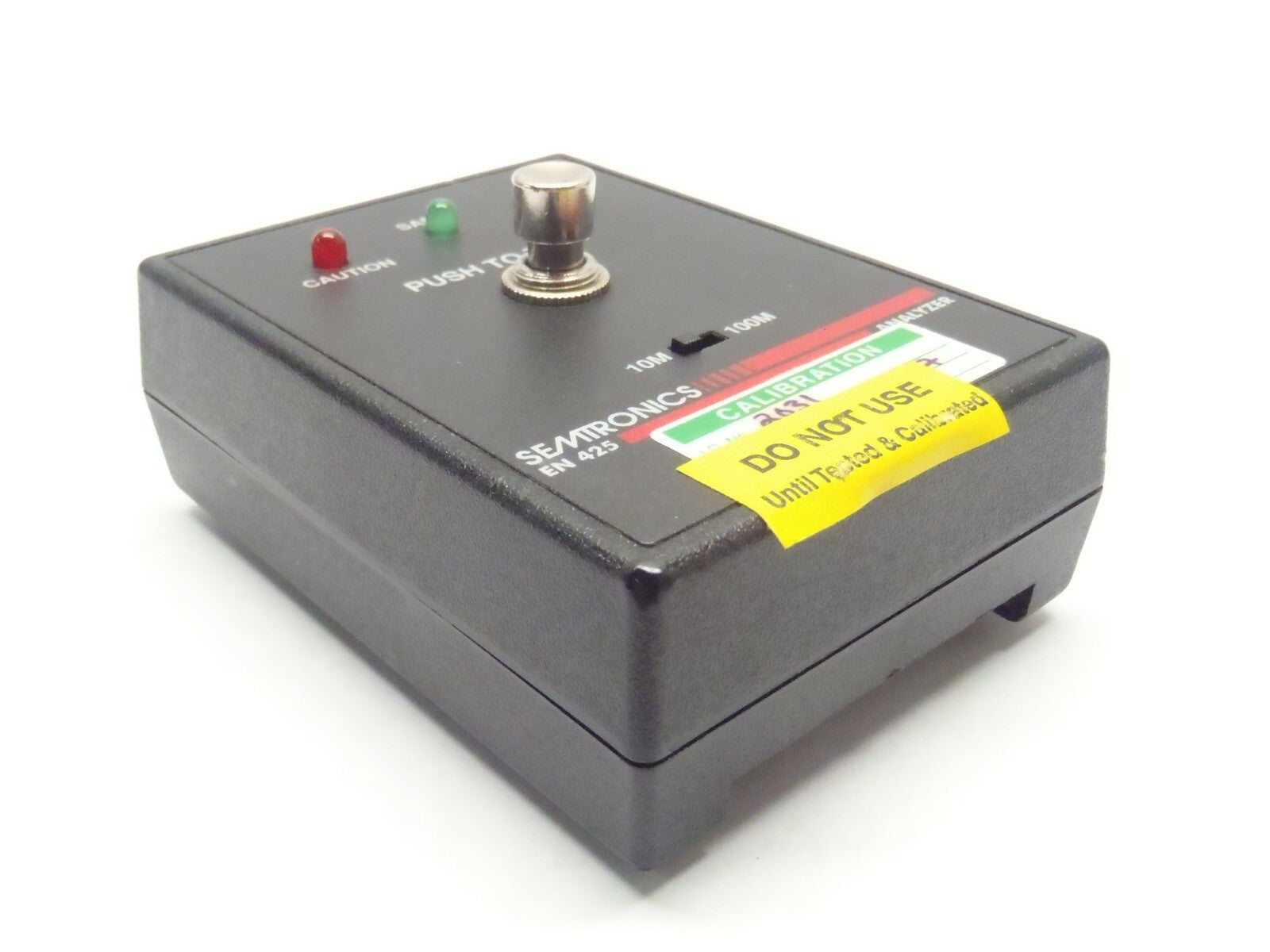 Semtronics EN 425 Static Analyzer Wrist Strap Tester Missing Battery Cover - Maverick Industrial Sales