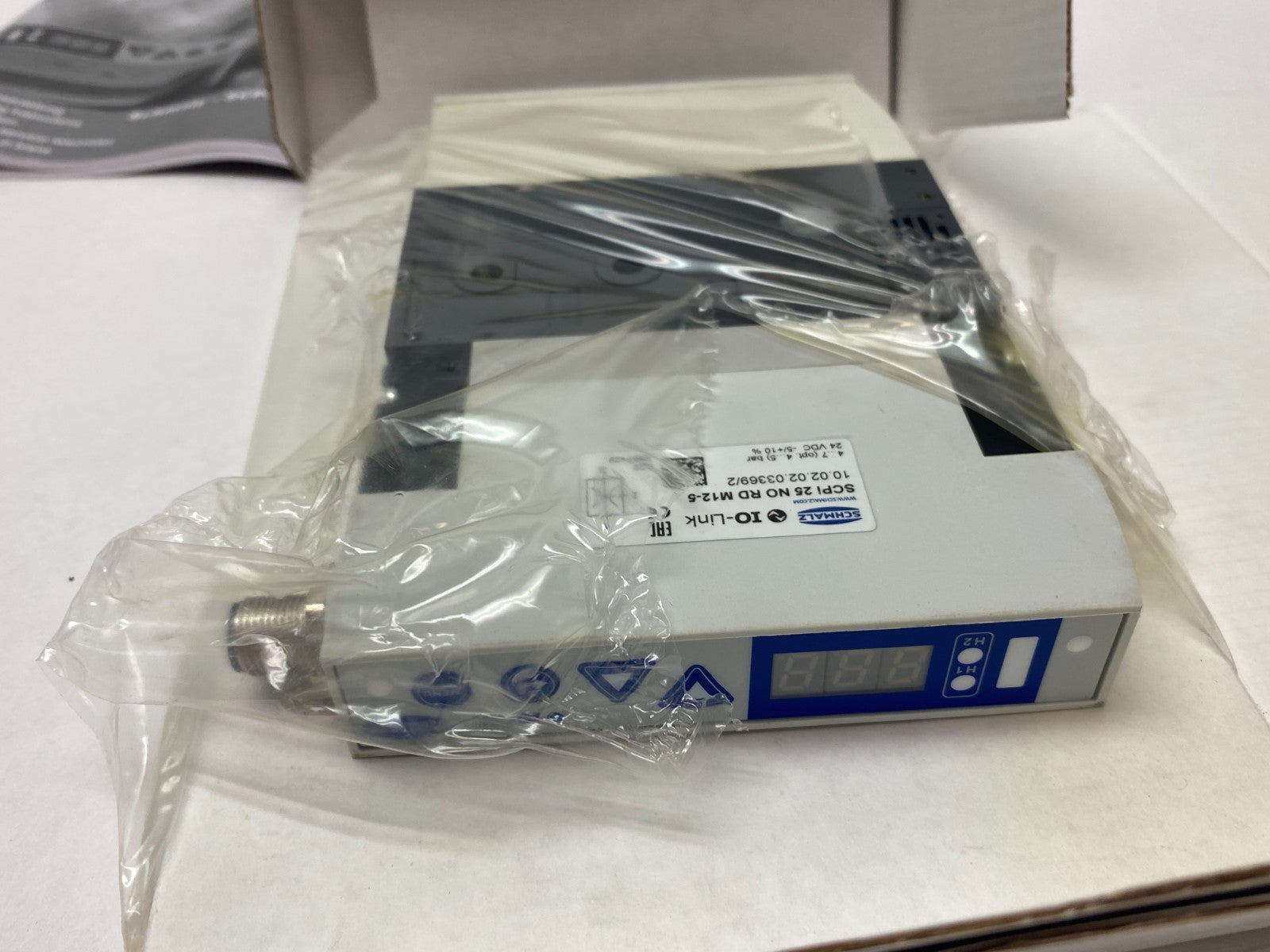 Schmalz SCPi 25 NO RD M12-5 Compact Vacuum Ejector M12 Conn, 10.02.02.03369/2 - Maverick Industrial Sales