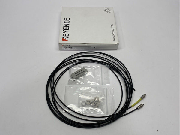 Keyence FU-71Z Digital Fiber Optic Sensor Fiber Unit Thrubeam Type - Maverick Industrial Sales