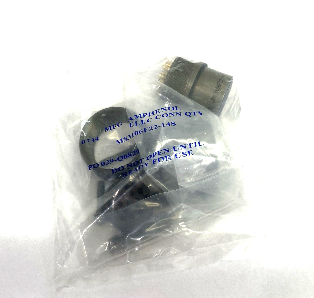 Amphenol MS3106F22-14S Circular Solder Cup Connector Plug 19-Position Female - Maverick Industrial Sales