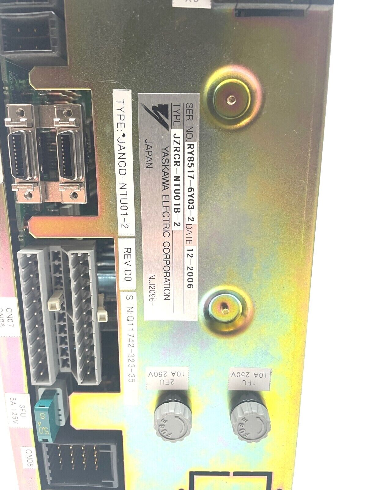 Yaskawa Electric JZRCR-NTU01B-2 Power Supply Module Motoman NX100/HP6 Controller - Maverick Industrial Sales