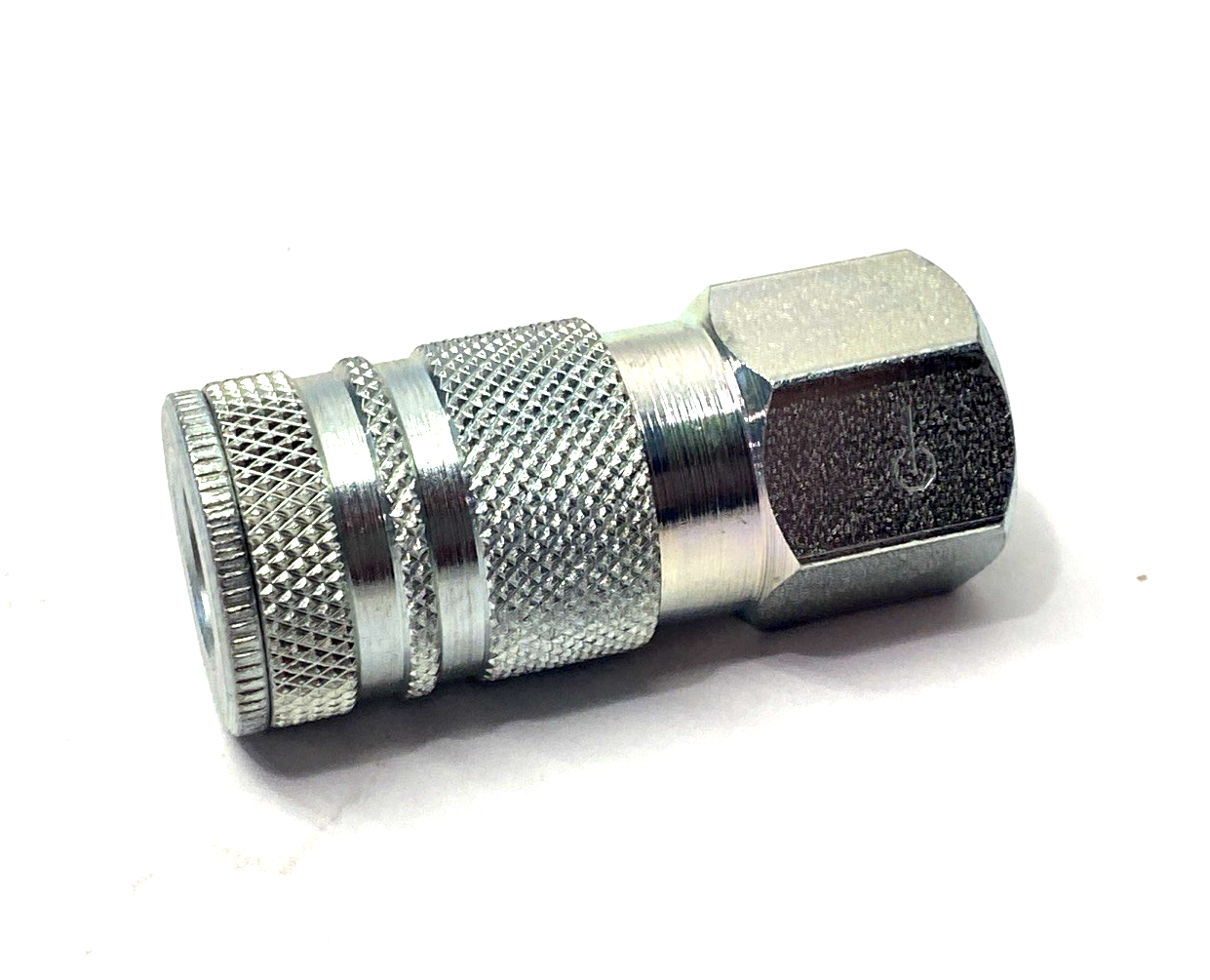 Coilhose 83154351 Pneumatic Hose Coupler Plated 1/2" Female NPT x 3/8" Body Dia. - Maverick Industrial Sales