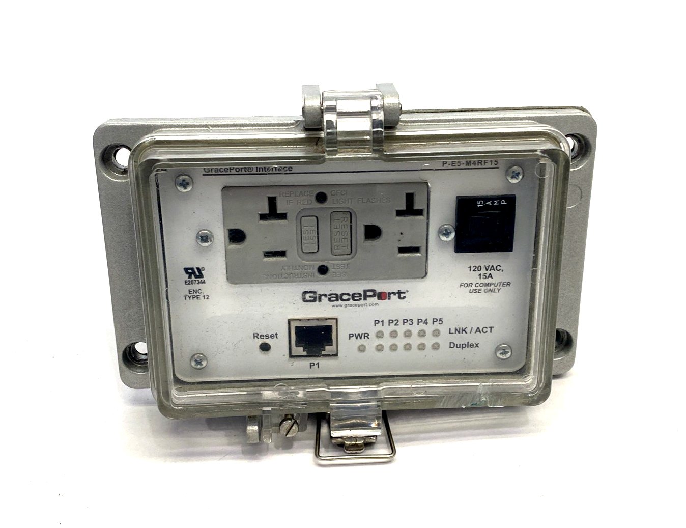 Grace Technologies P-E5-M4RF15 Ethernet Switch Panel Interface Connector - Maverick Industrial Sales