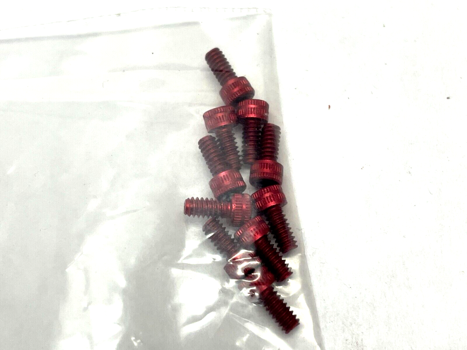 RASC0812-8A4 4-40 x 1/4 SHCS Red Screws PKG OF 10 - Maverick Industrial Sales