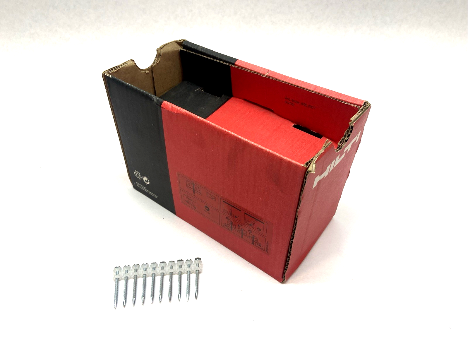 388597 | Hilti 750x X-GPN 37 MX Plywood Nails For GX120 Collated 1-1/2" BOX OF 750 - New – Open box - Maverick Industrial Sales