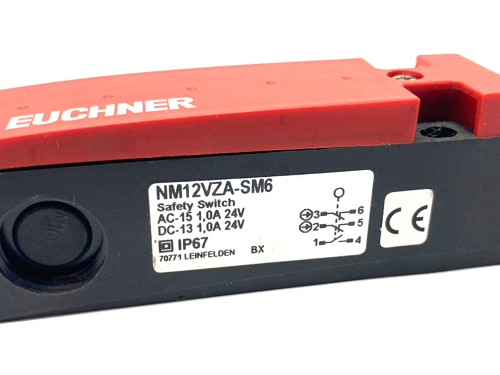 Euchner NM12VZA-SM6 Safety Switch 088863 w/ Key - Maverick Industrial Sales