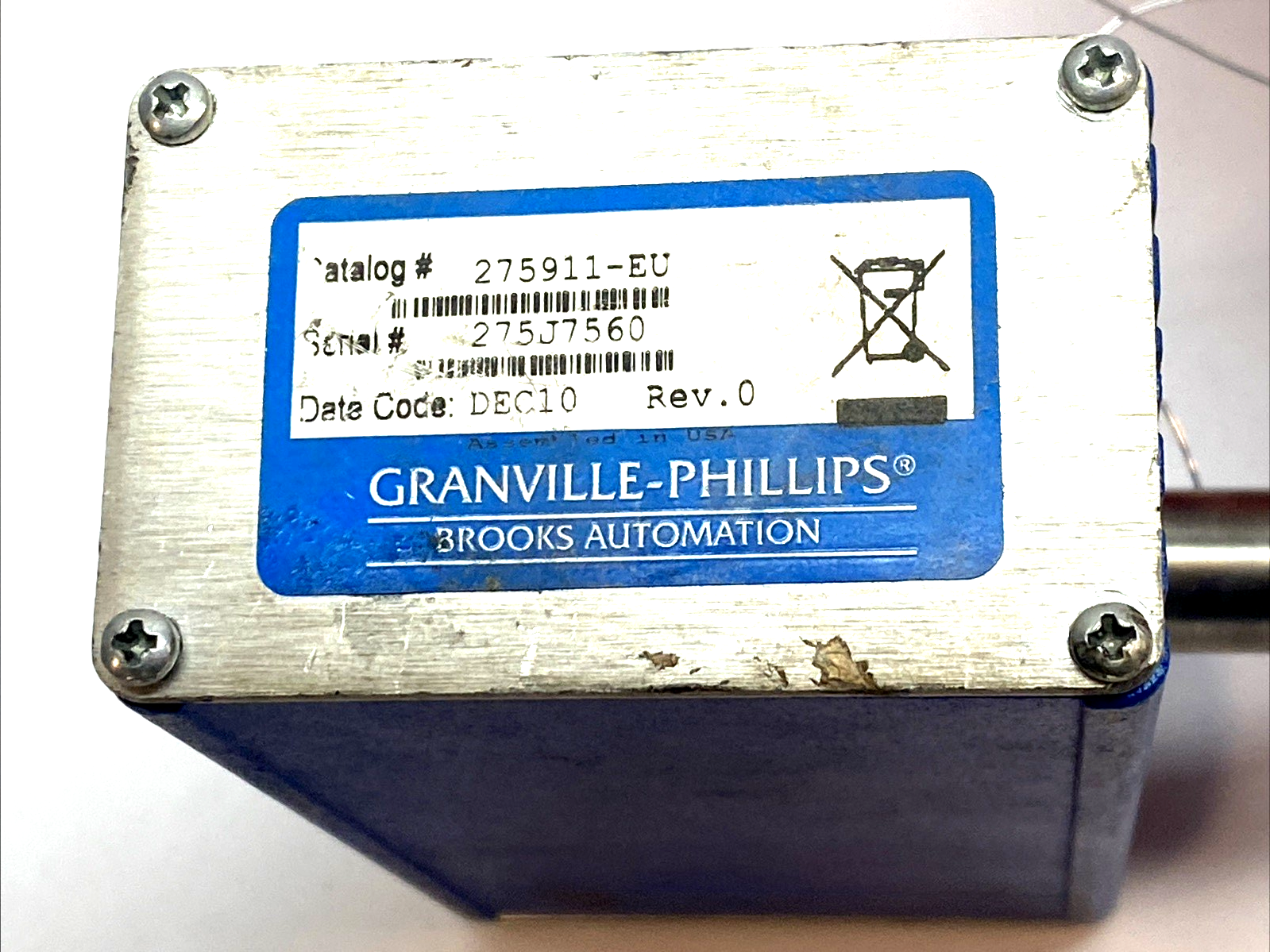 275911-EU | Granville-Phillips Mini-Convectron Gauge KF16 3-Digit Display REV 0 - For parts or not working - Maverick Industrial Sales