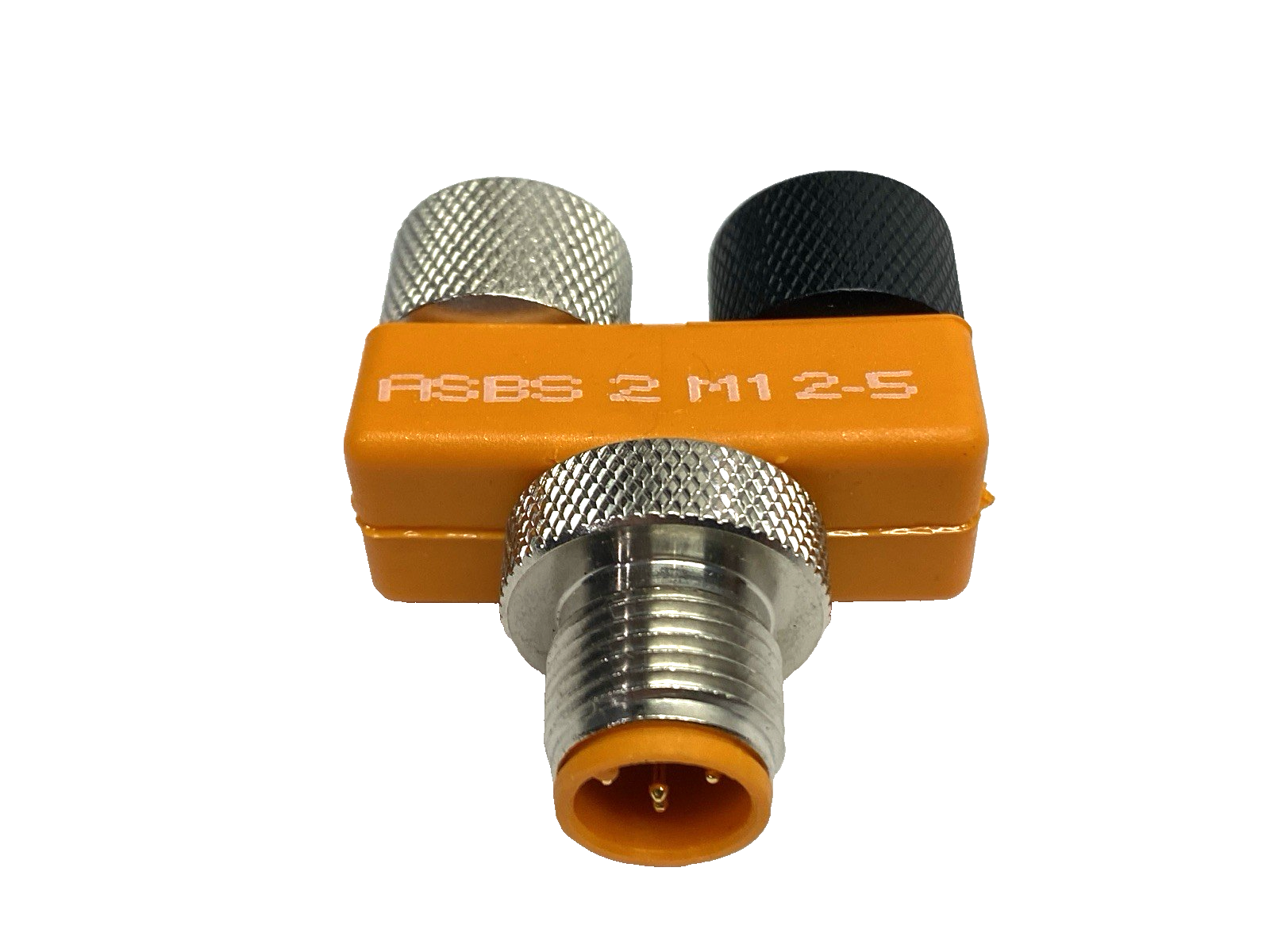 ASBS 2-M12-5, 600000111 | Lumberg Automation ASBS 2-M12-5 T-Connector Splitter 5-Pin 2x F to M 600000111 - New Other - Maverick Industrial Sales