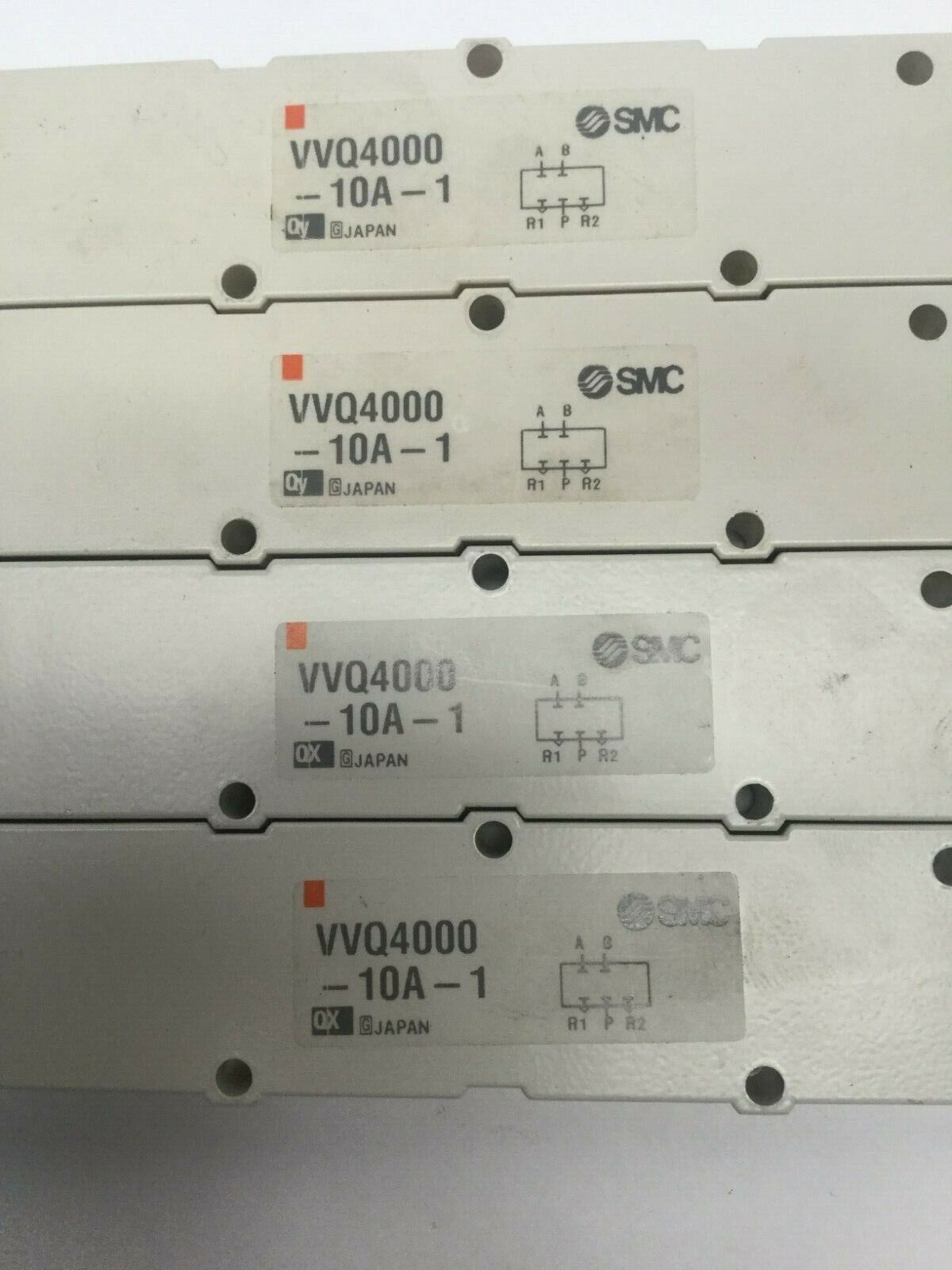 SMC VVQ4000-10A-1 Valve Blank Plates LOT OF 4 - Maverick Industrial Sales