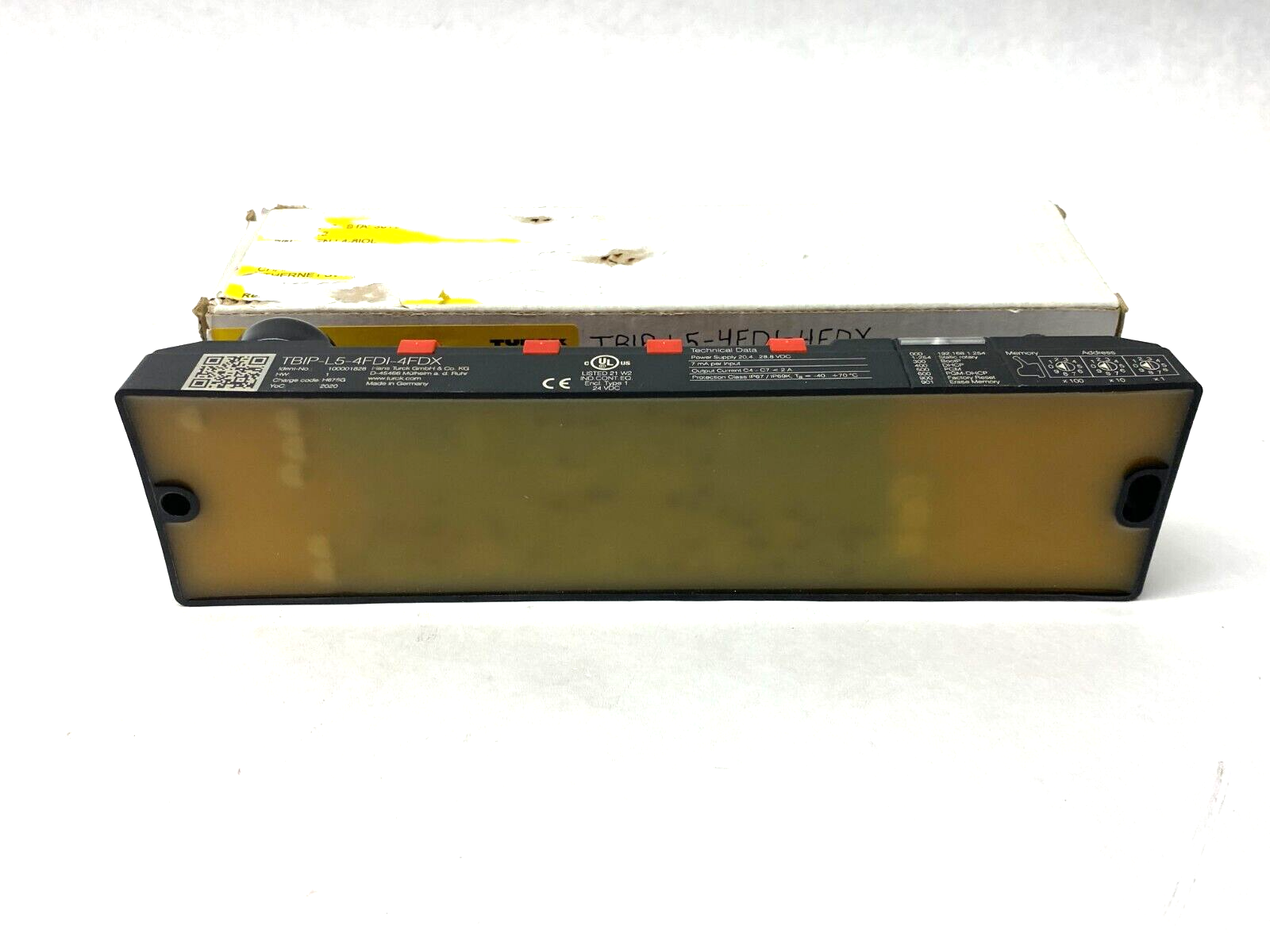 Turck TBIP-L5-4FDI-4FDX Safety Block I/O EtherNet/IP CIP Safety Module 10001828 - Maverick Industrial Sales
