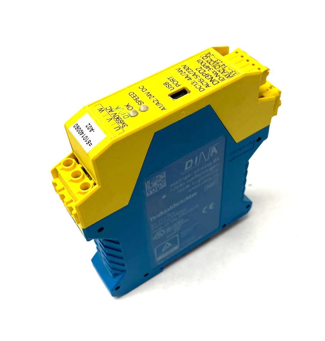 Dina Elektronik 34PD01 SAFEONE Speed Monitor Module DN3PD2 - Maverick Industrial Sales