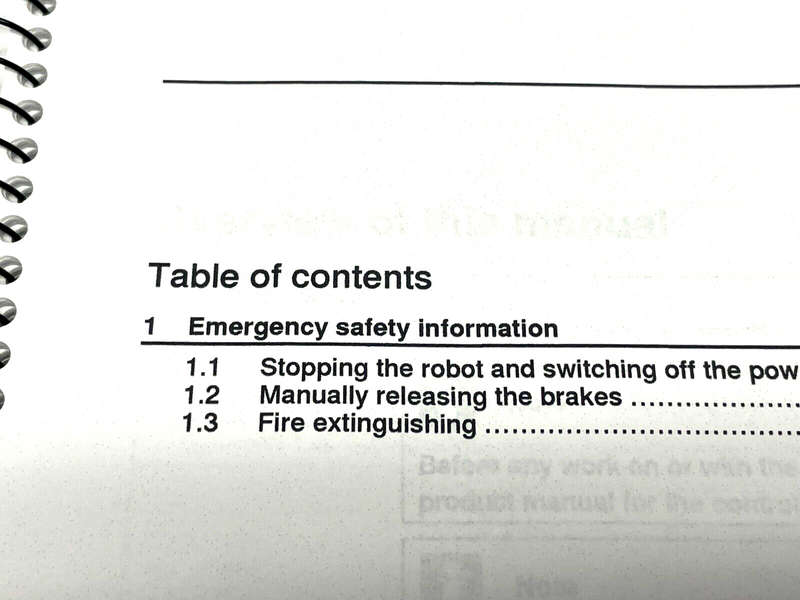 ABB 3HAC027098-001 Rev. S Emergency Safety Information Manual - Maverick Industrial Sales