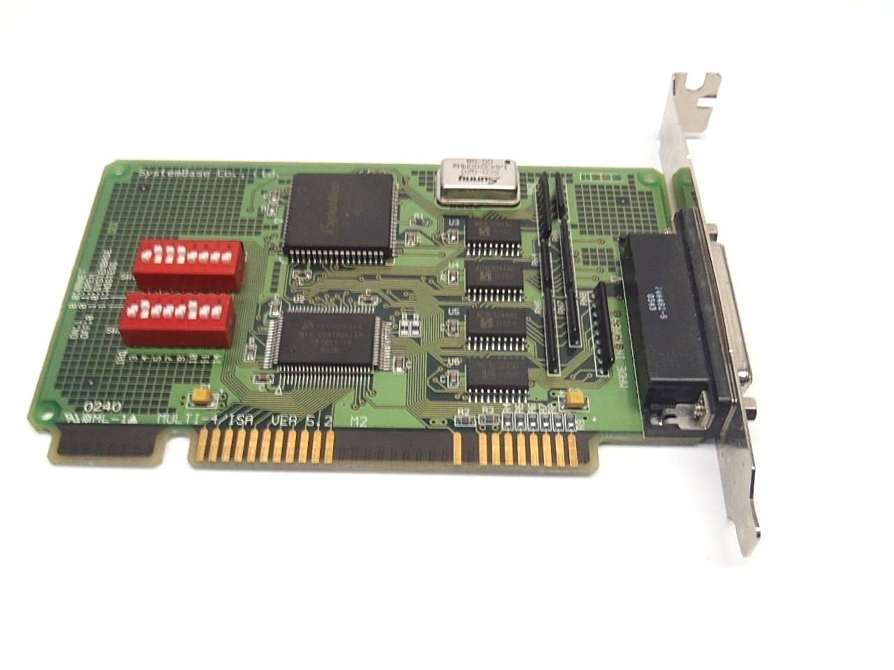 SystemBase 93JHA-PTRL-2085 PCI Card MULTI-4/ISA Ver 5.2 M2 - Maverick Industrial Sales