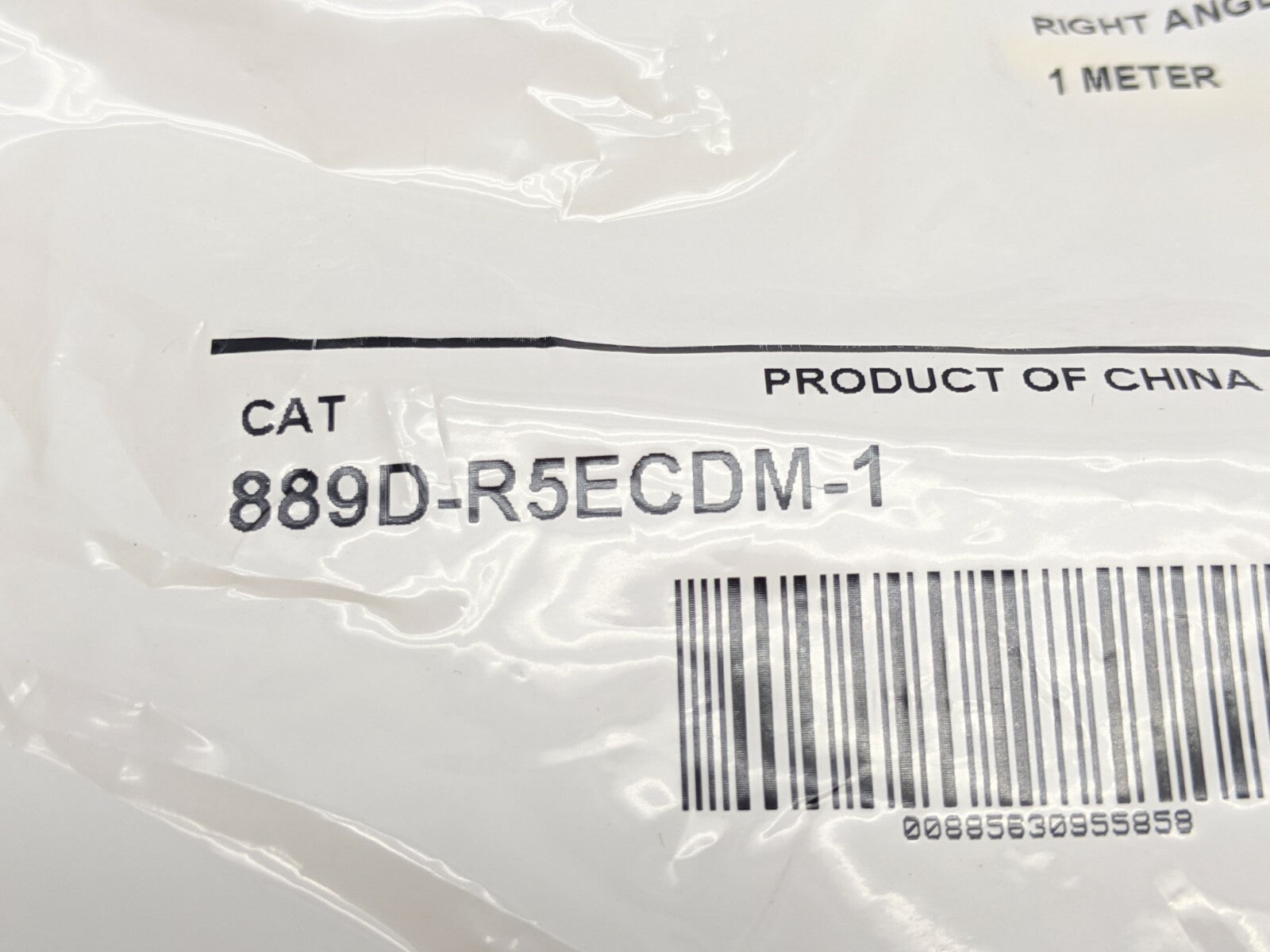 Allen Bradley 889D-R5ECDM-1 Right Angle 5 Pin DC Micro Cable - Maverick Industrial Sales