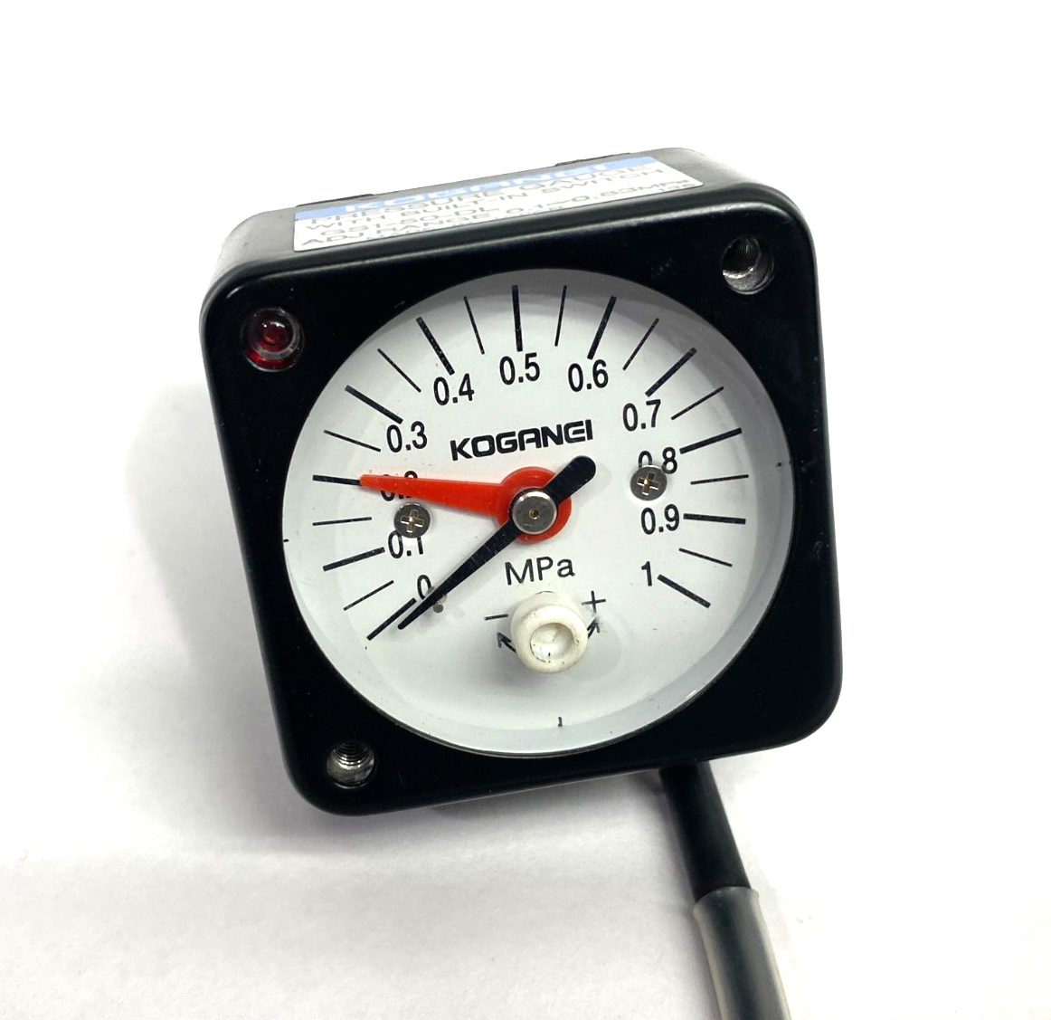 Koganei GS1-50-DL Pressure Gauge w/ Built-in Switch 0.1~0.83MPa - Maverick Industrial Sales