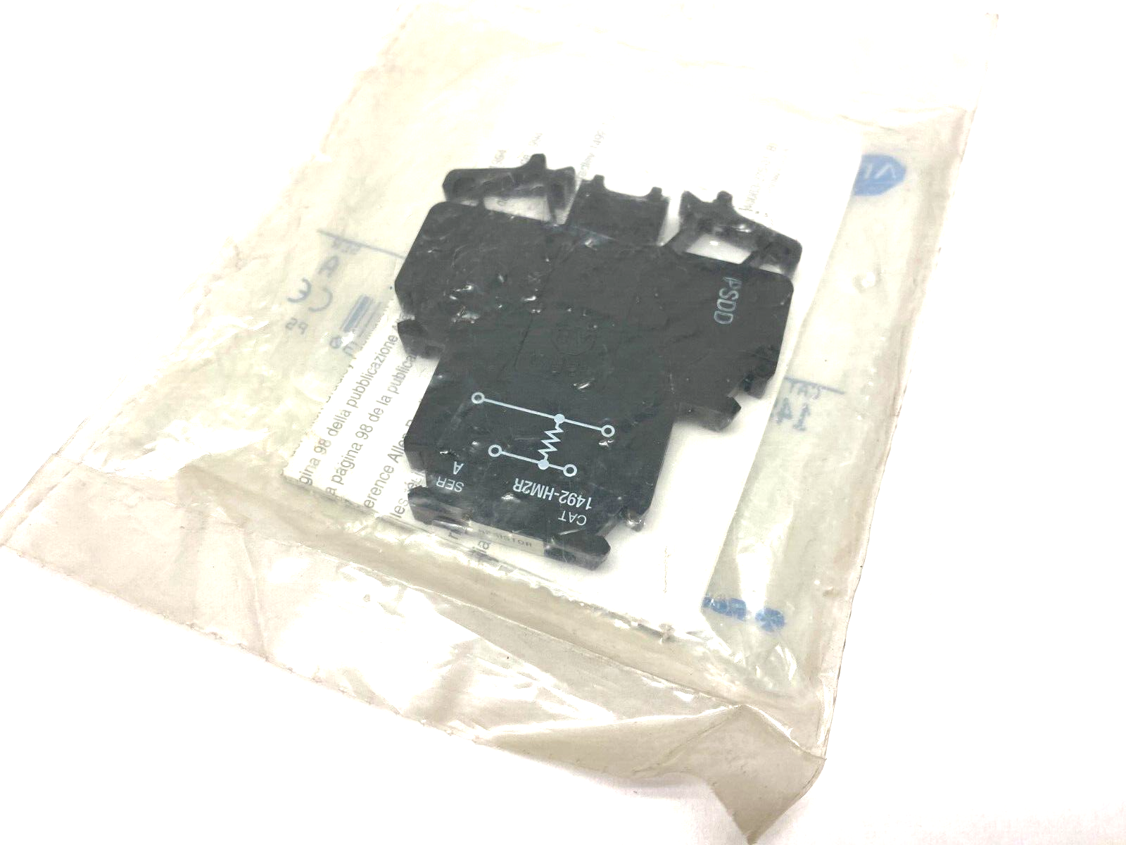 Allen Bradley 1492-HM2RA202 Ser. A Double Circuit Resistor Terminal Block, BLACK - Maverick Industrial Sales