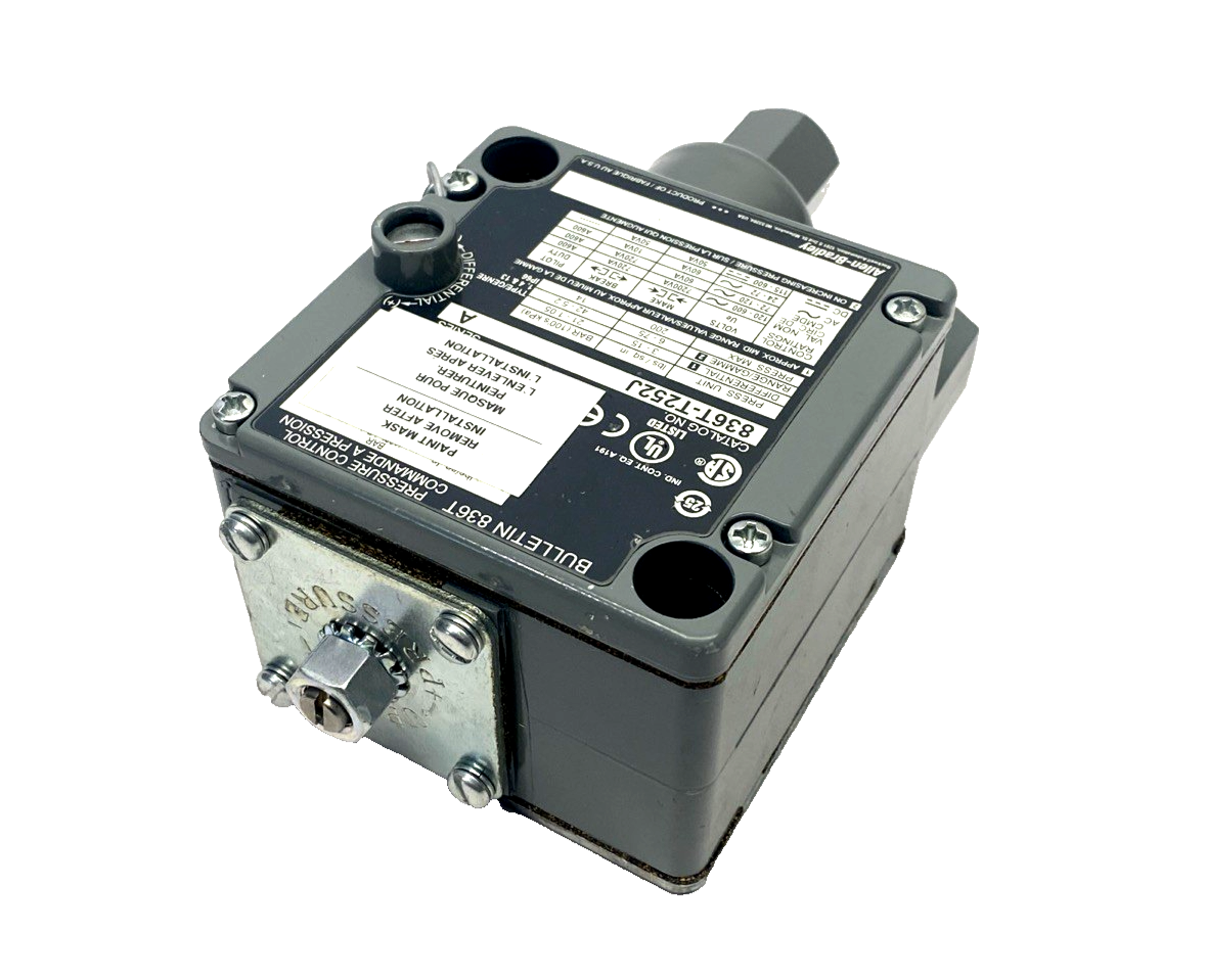836T-T252J | Allen Bradley Ser. A Electro-Mech Pressure Control Switch - New – Open box - Maverick Industrial Sales