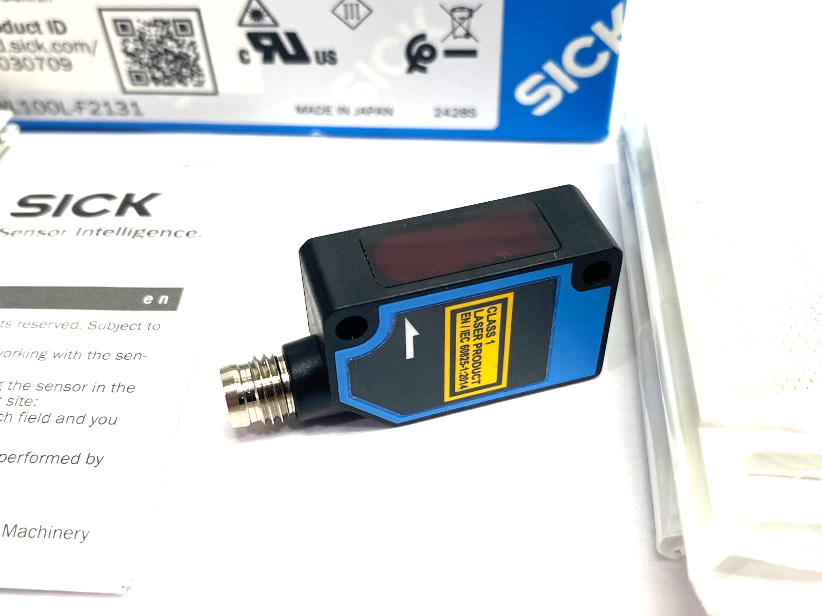 Sick WL100L-F2131 Photoelectric Retro-Reflective Sensor Kit, W100 Laser 6030709 - Maverick Industrial Sales