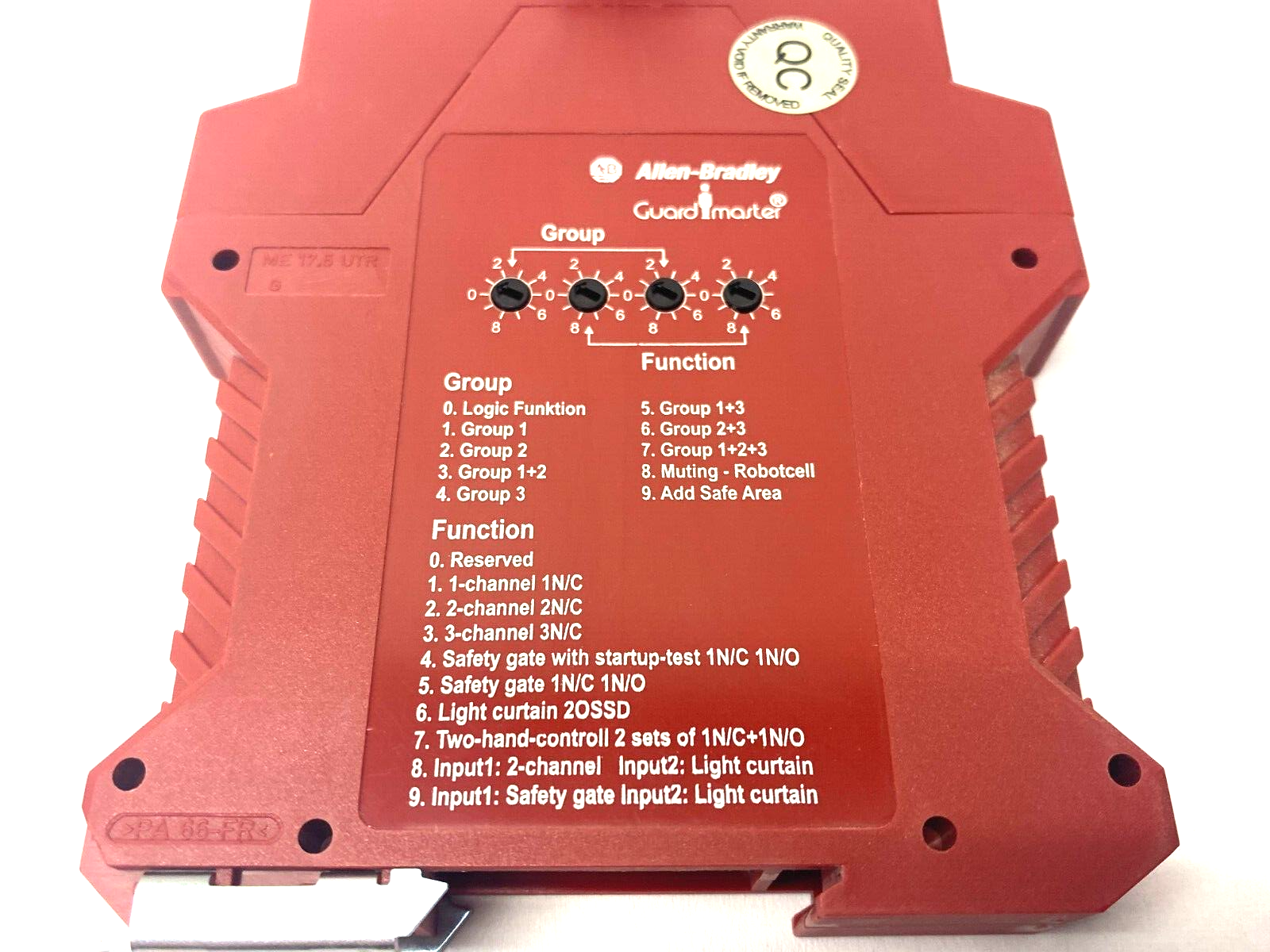 Allen Bradley 440R-W23218 Ser. A Guardmaster MSR320P Safety Relay, Dual Input - Maverick Industrial Sales