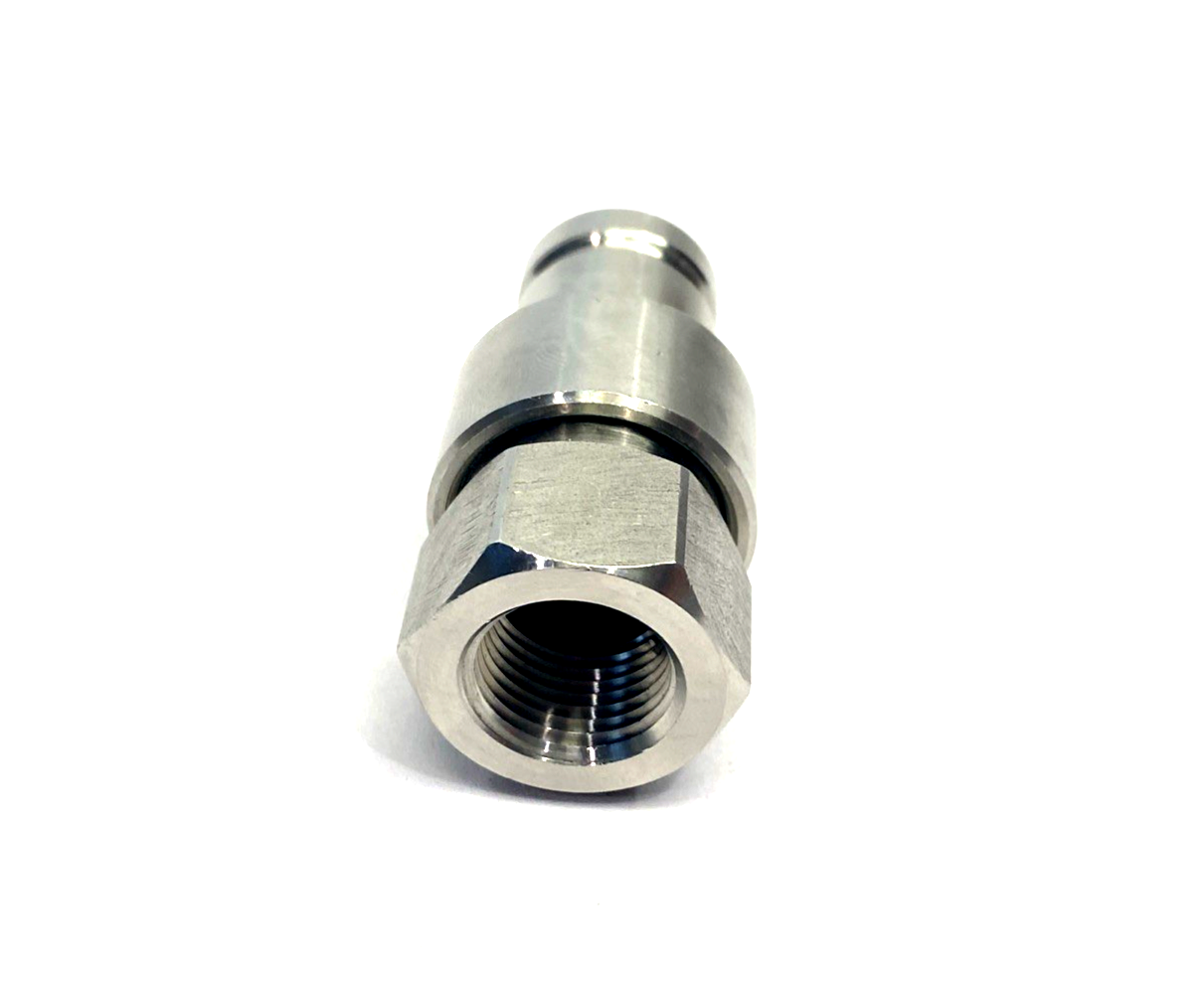 CEJN 103666414 DN10 SS Flat Face Quick Coupling Male Nipple 3/8" NPT 10 366 6414 - Maverick Industrial Sales