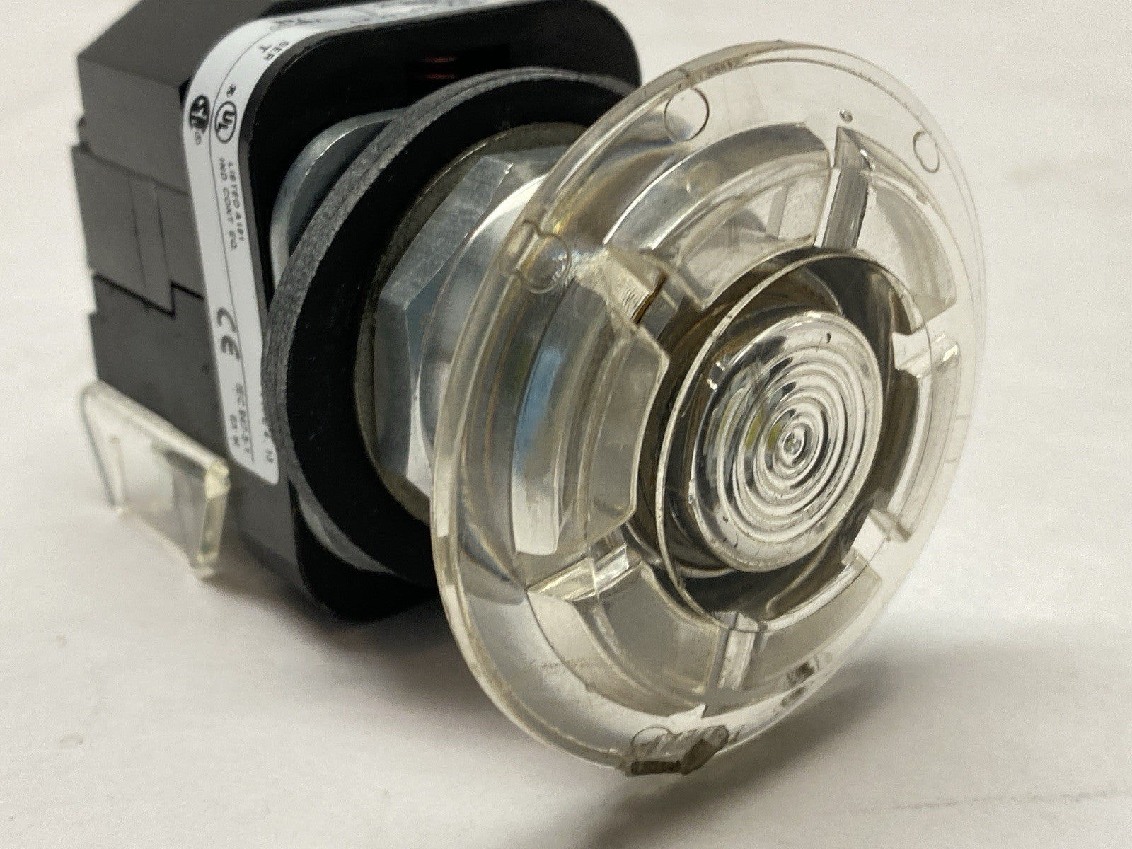 Allen Bradley 800T-FXJMP16CA7 Ser T Push-Pull Mushroom Button Clear 30mm 120V - Maverick Industrial Sales