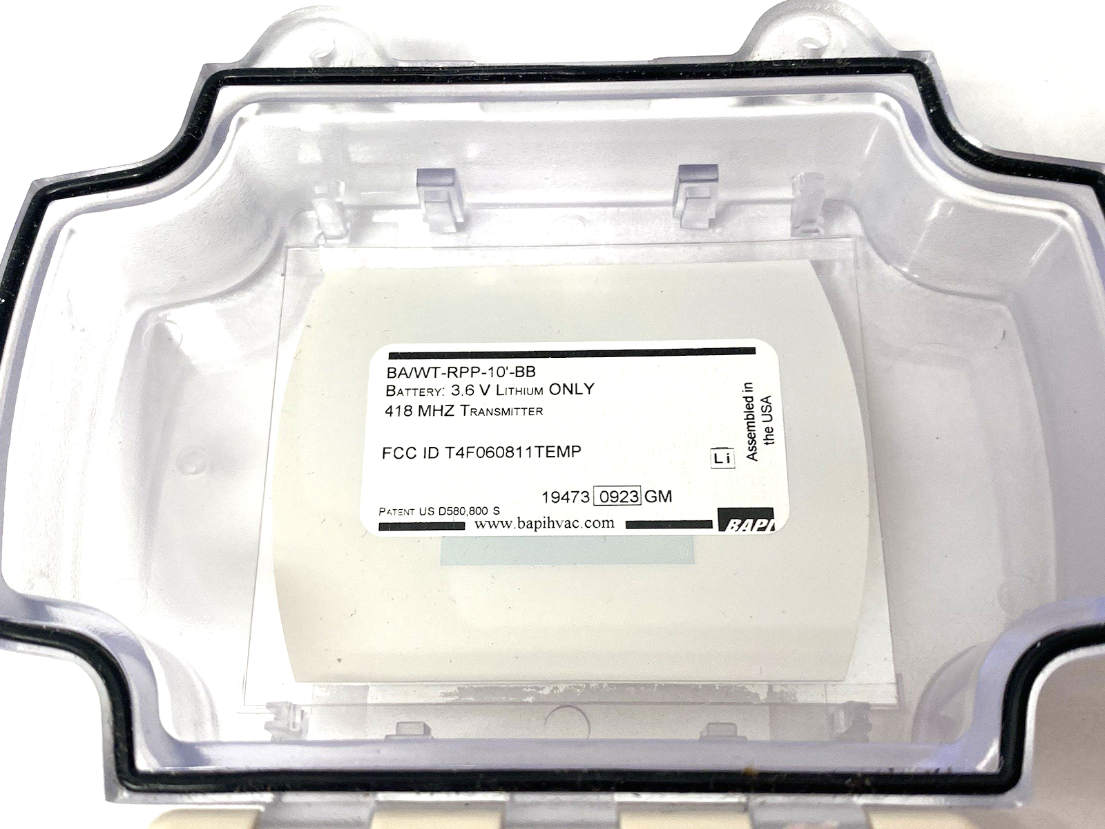 BAPI HVAC BA/WT-RPP-10'-BB Remote Probe Sensor Battery Unit - Maverick Industrial Sales
