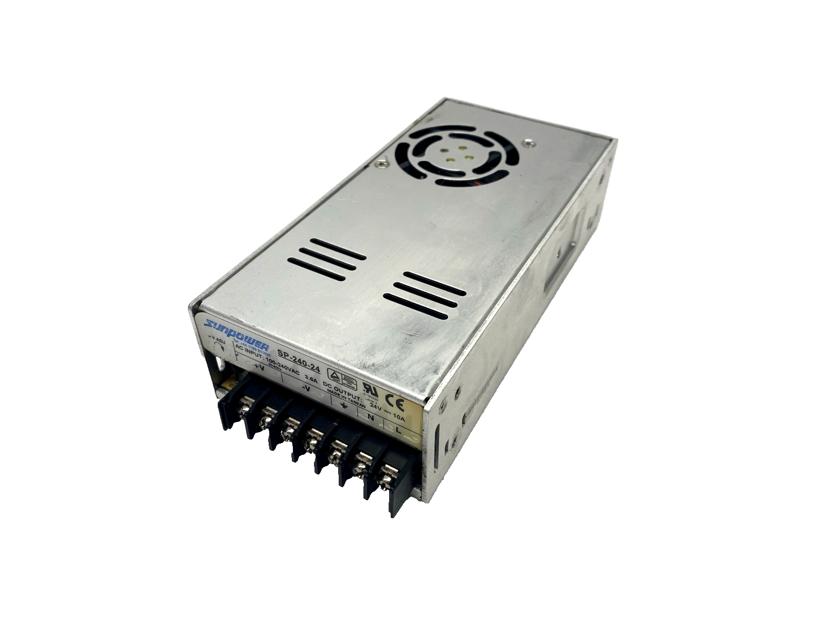 SP-240-24 | Sunpower Power Supply 100-240VAC 24VDC 10A - Used - Maverick Industrial Sales