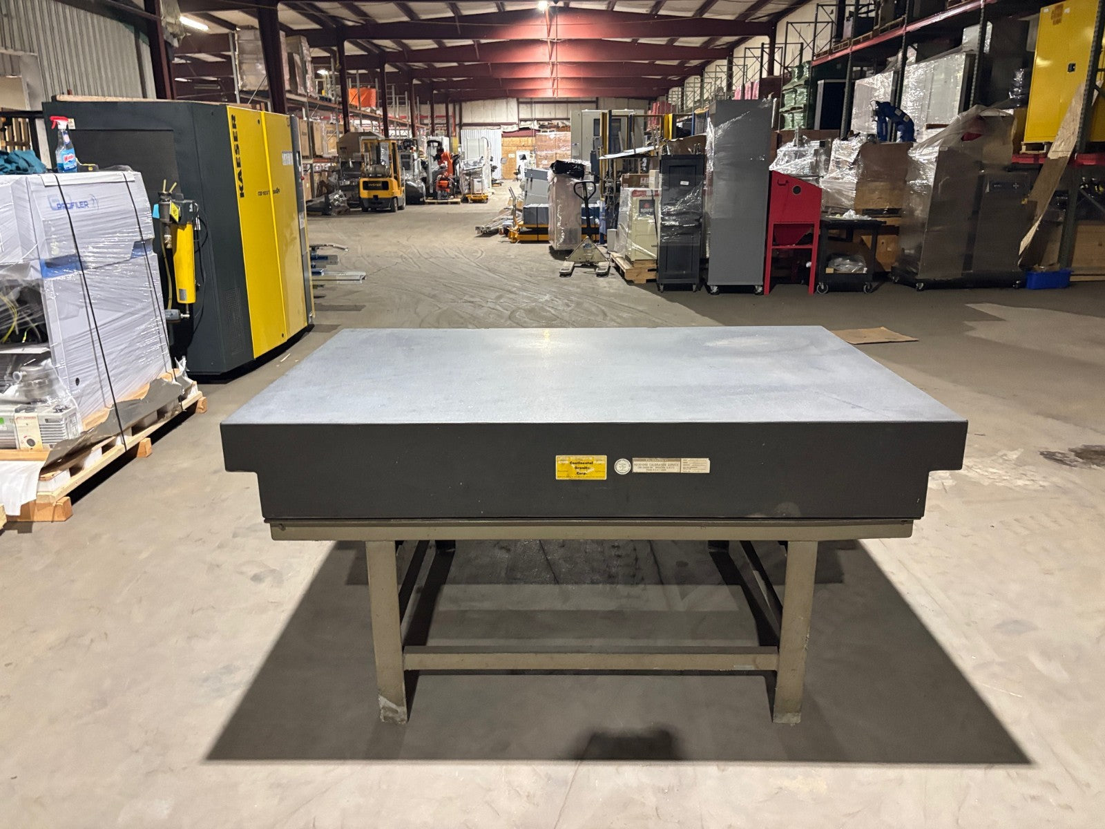 Continental Granite Corp 48x72x10-2 Grade A, Class 1, Black Inspection Table - Maverick Industrial Sales