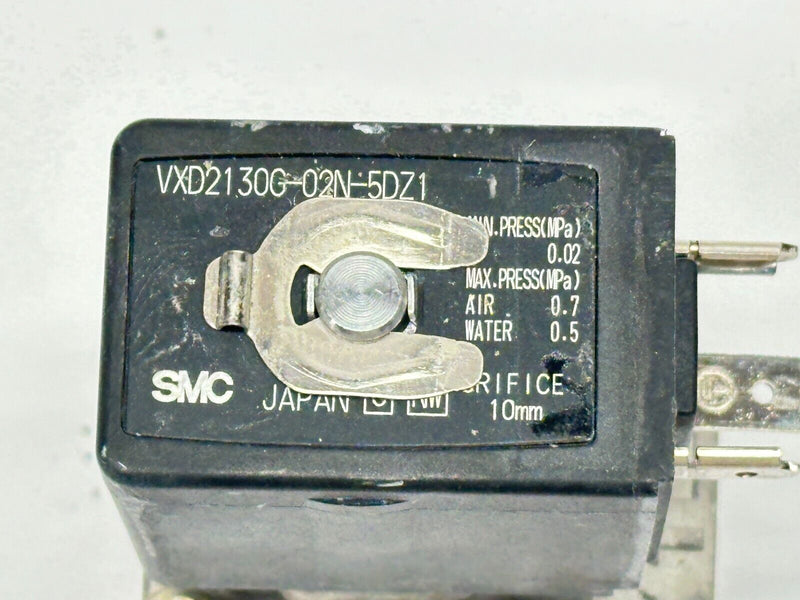 SMC VXD2130G-02N-5DZ1 2-Way Media Valve 1/4" 24VDC - Maverick Industrial Sales