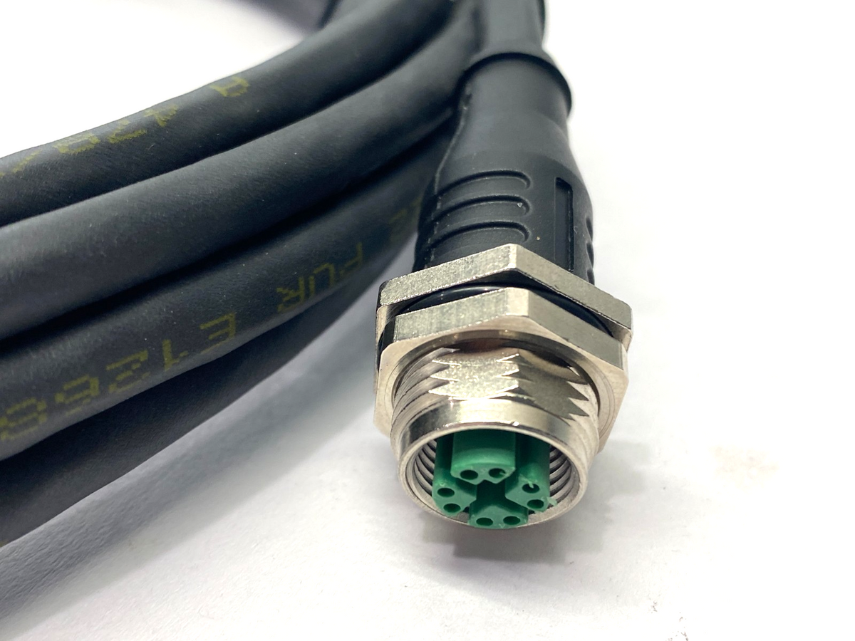 | Lumberg Automation RSTS 8X-RKHS 8X-478/5M Ethernet Cable M12 8-Pin M/F 5m - New – Open box - Maverick Industrial Sales