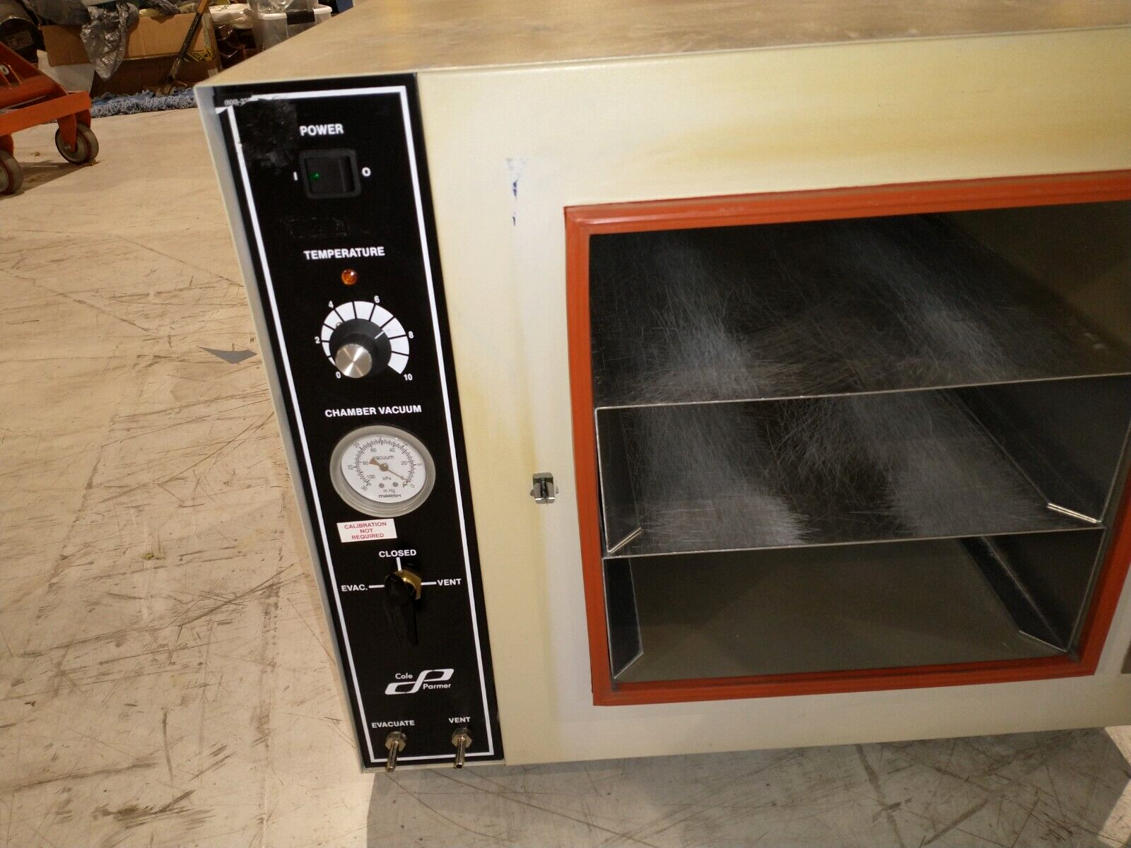 Cole-Parmer G05053-20 Laboratory Vacuum Oven, 120V, 1600W, 13.3A, 2.3 Cubic FT - Maverick Industrial Sales