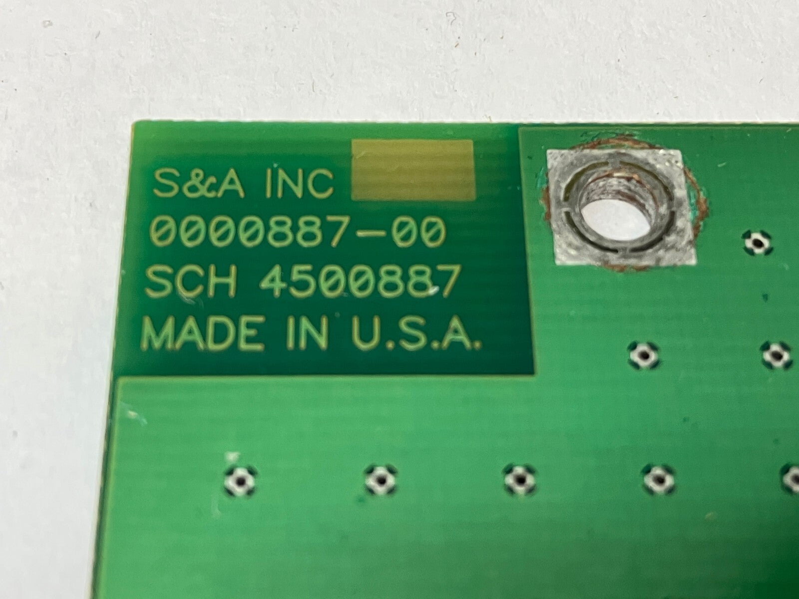 Saunders & Associates 0000887-00 Circuit Board 45000887 w/ 610C PECL - Maverick Industrial Sales