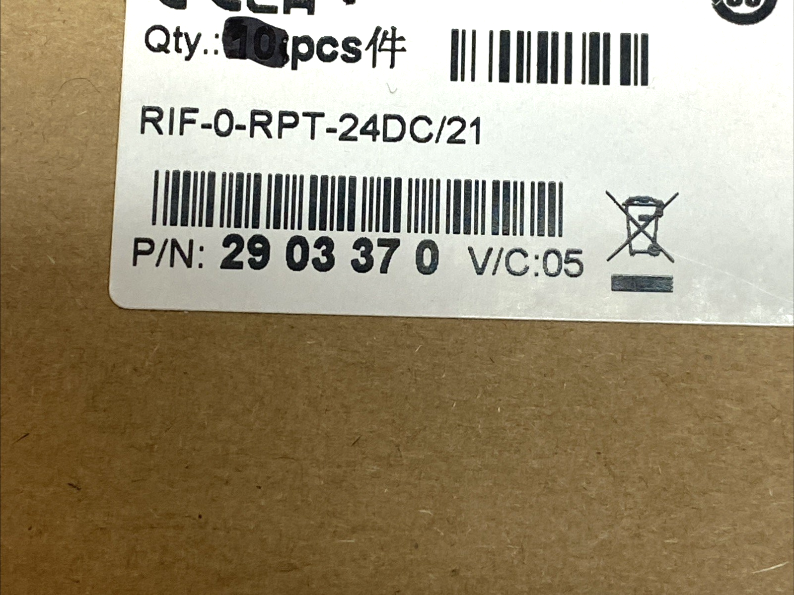 Phoenix Contact RIF-0-RPT-24DC/21 Relay Module 24VDC SPDT DIN Rail 2903370 - Maverick Industrial Sales