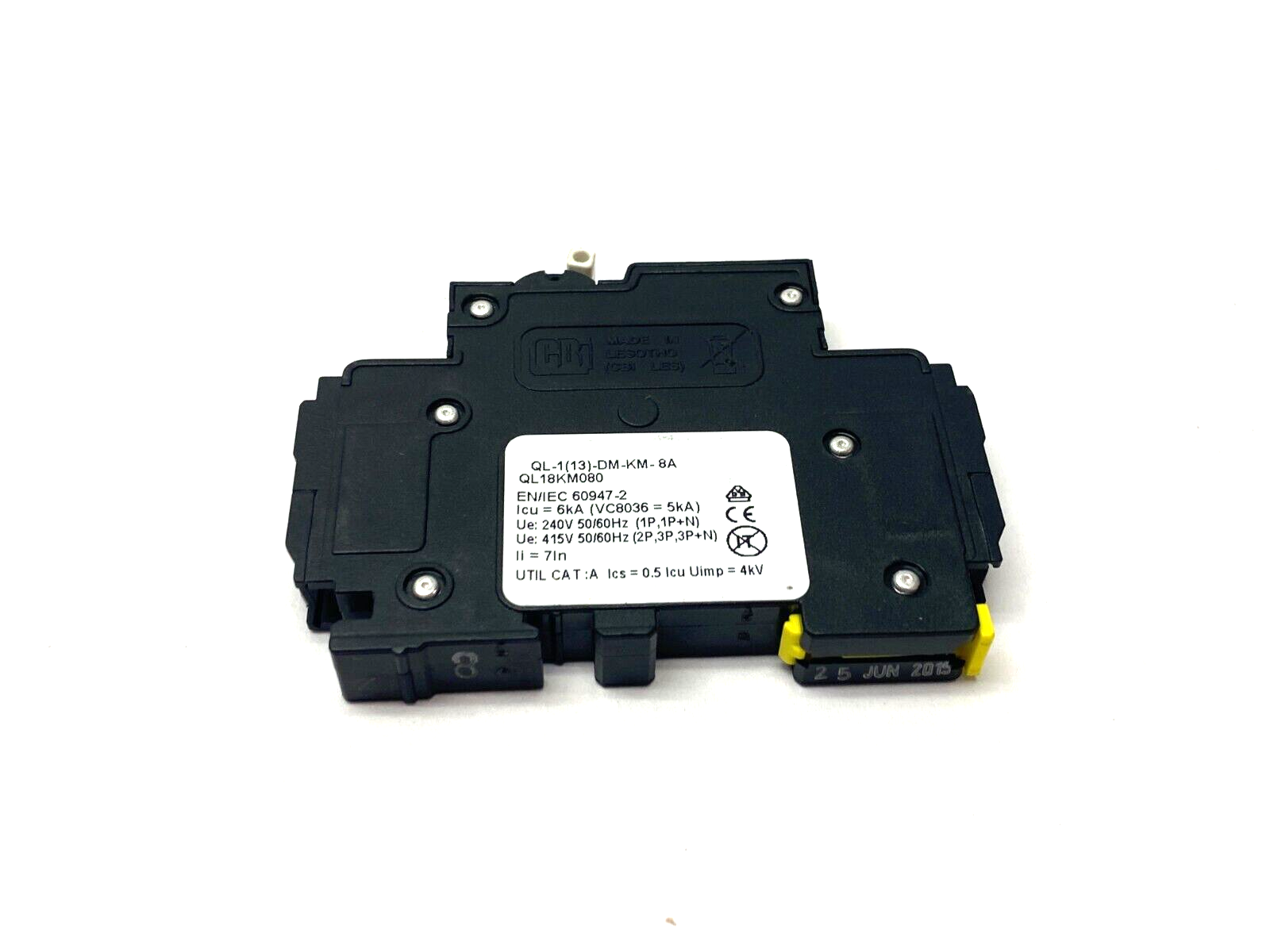 CBI QL18KM080 Single-Pole Circuit Breaker KM Curve QL-1(13)-DM-KM-8A - Maverick Industrial Sales
