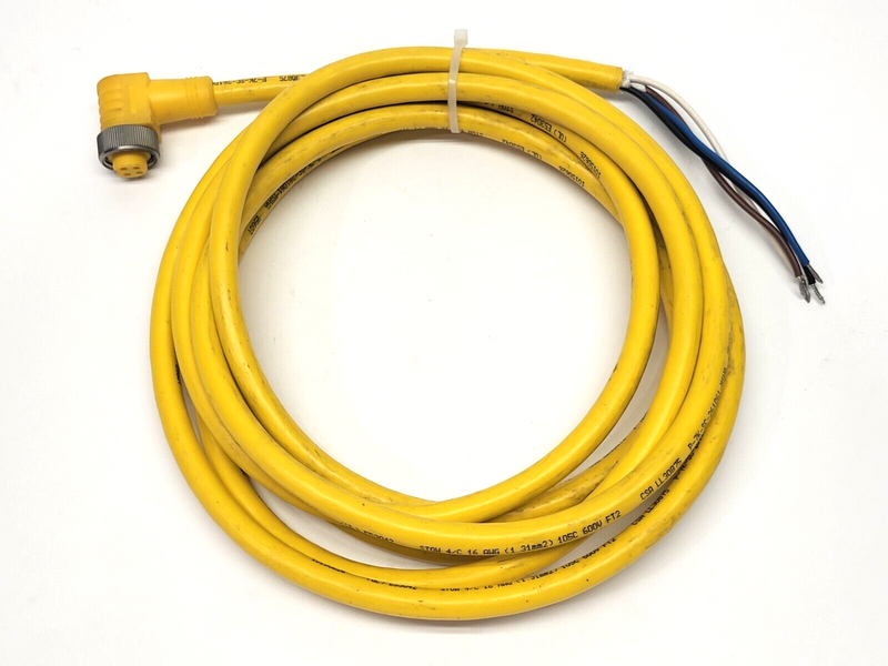 Turck WKM 47-4M Single-Ended 7/8" Female 4-Pin Cordset U-03903 - Maverick Industrial Sales