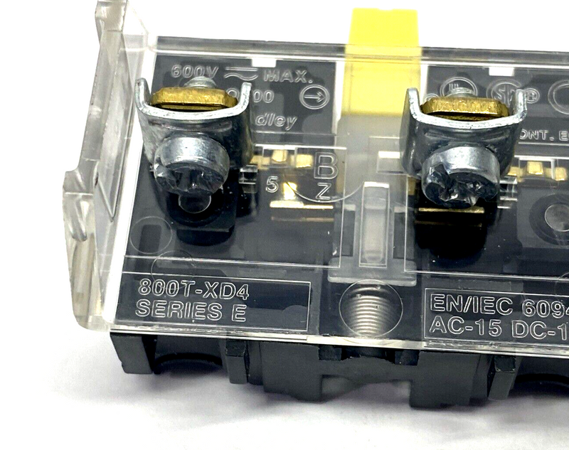 Allen Bradley 800T-XD4 Ser. E 30mm Contact Block, 1-NCLB 800T PB LOT OF 4 - Maverick Industrial Sales