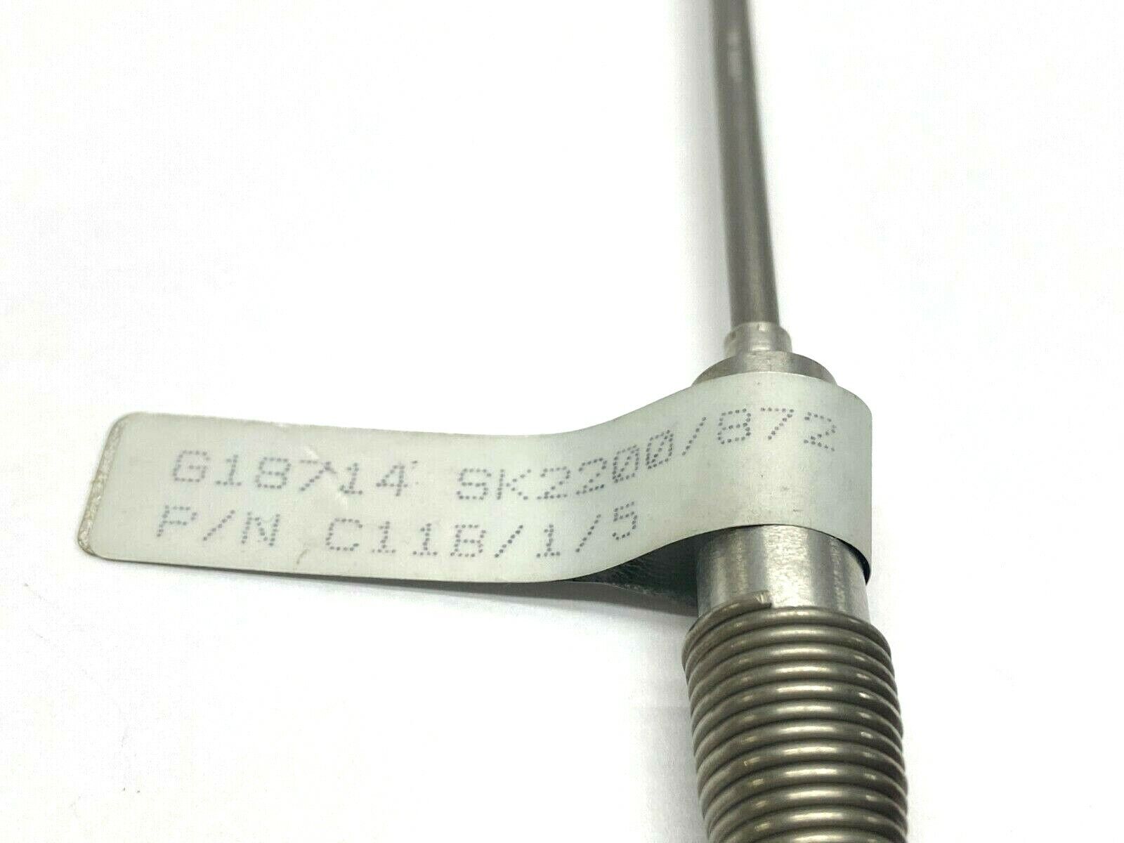 Gordon C11B/1/5 Thermocouple Probe 12" Long G18714 w/ 10 FT 2 Wire - Maverick Industrial Sales