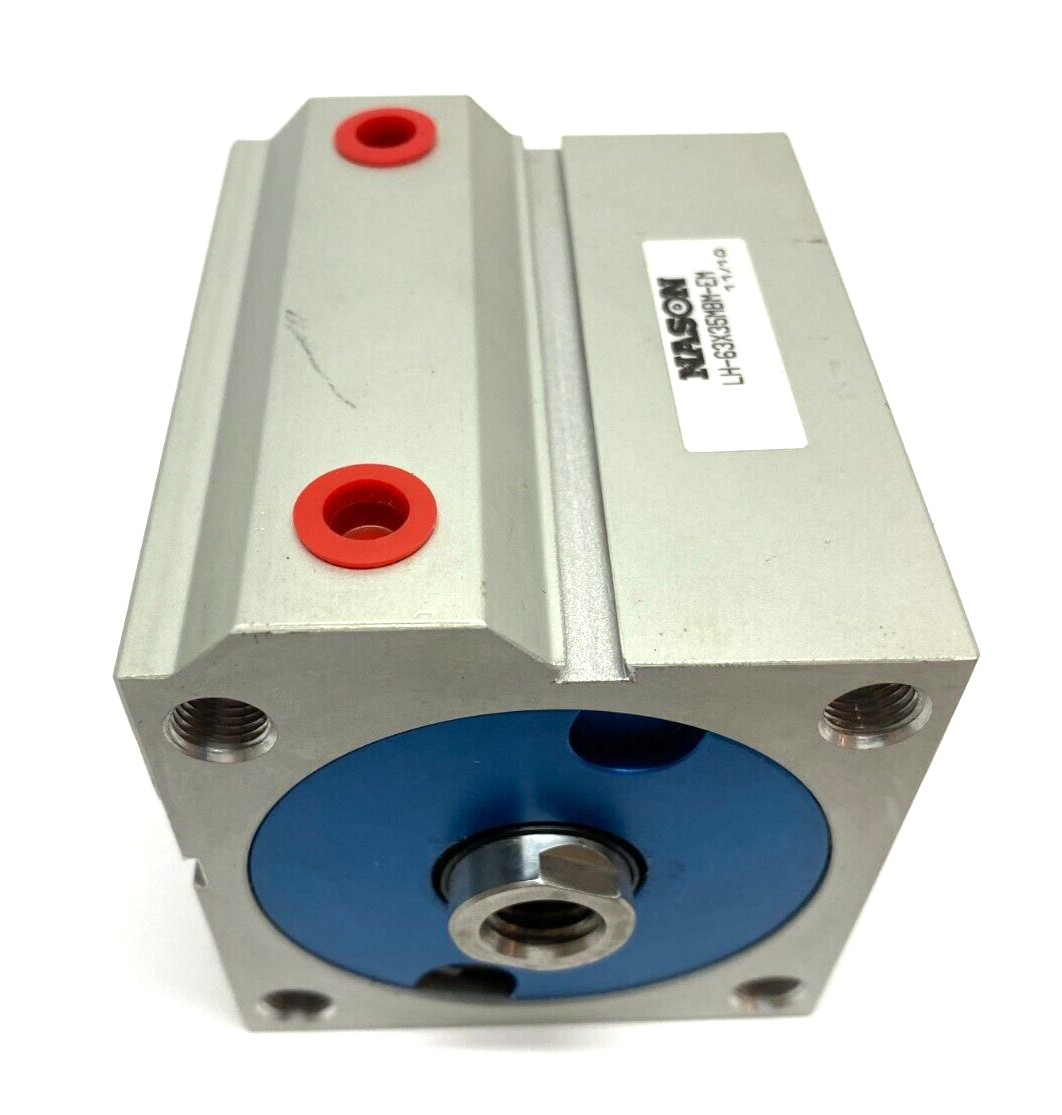 Nason LH-63X35MBM-EM Compact Pneumatic Air Cylinder 63mm Bore 35mm Stroke - Maverick Industrial Sales