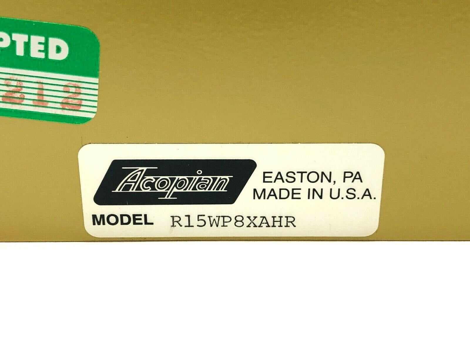 R15WP8XAHR | Acopian Pluggable Redundant Power Supply - New – Open box - Maverick Industrial Sales