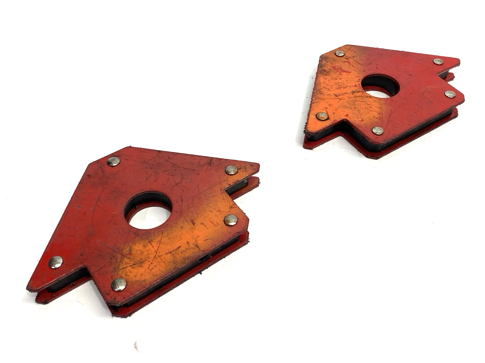 Compact Multi-Angle Welding Magnet 4-1/18" Height 6" Length LOT OF 2 - Maverick Industrial Sales