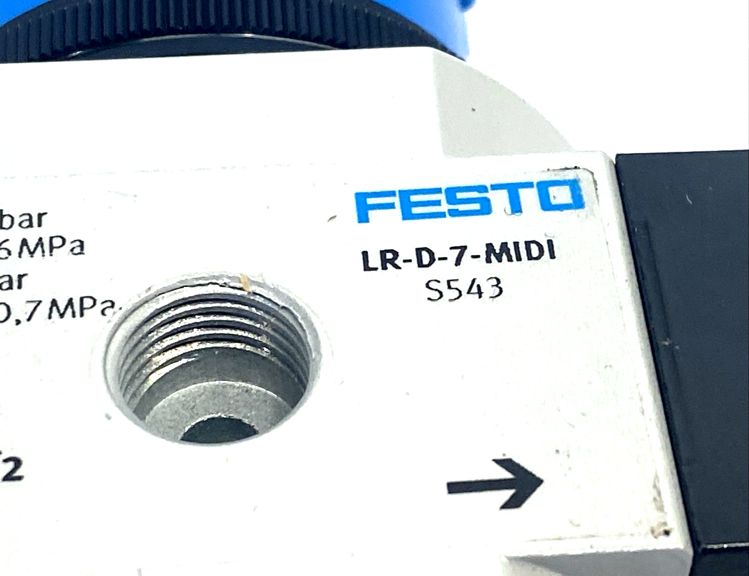 Festo LR-D-7-MIDI Regulator Valve G1/2" Ports 162586 - Maverick Industrial Sales