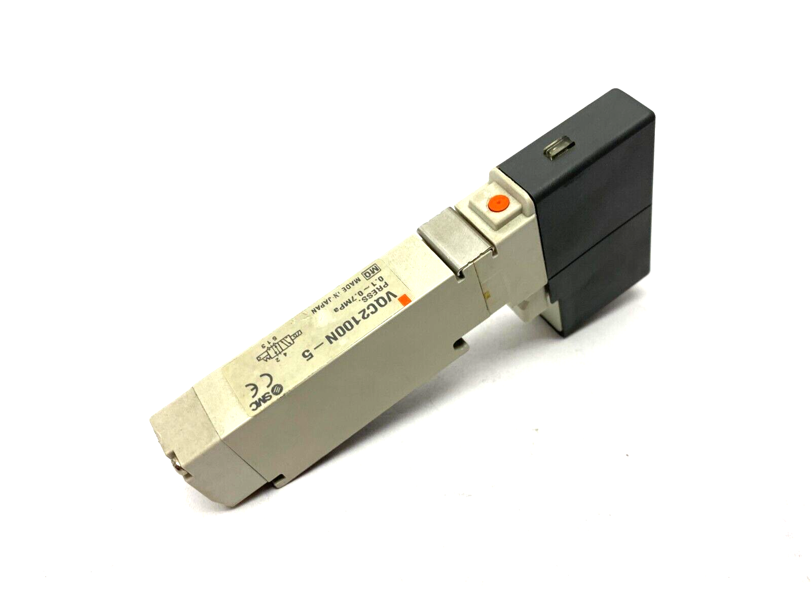 SMC VQC2100N-5 Solenoid Valve 5-Port Max Pressure 0.1~0.7MPa - Maverick Industrial Sales