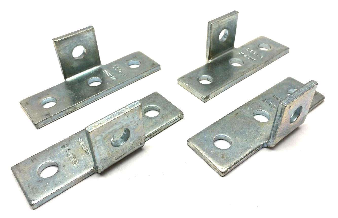 Atkore Unistrut P1033 4-Hole 90° Bent "T" Corner Angle Channel Bracket LOT OF 4 - Maverick Industrial Sales
