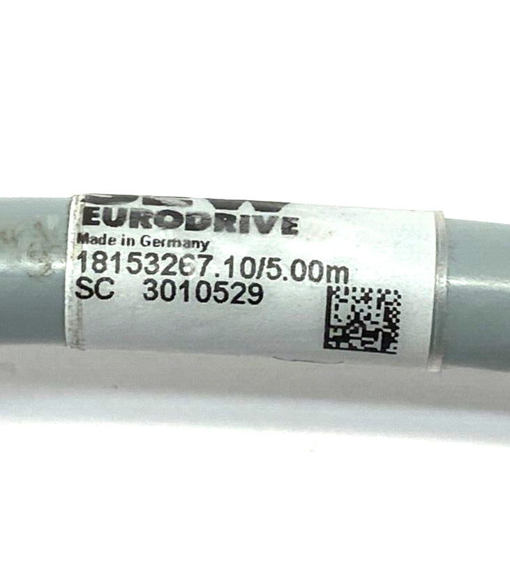 SEW Eurodrive 18153267 Helukabel Motor Cable M23 Connectors 18153267.10/5.00m - Maverick Industrial Sales