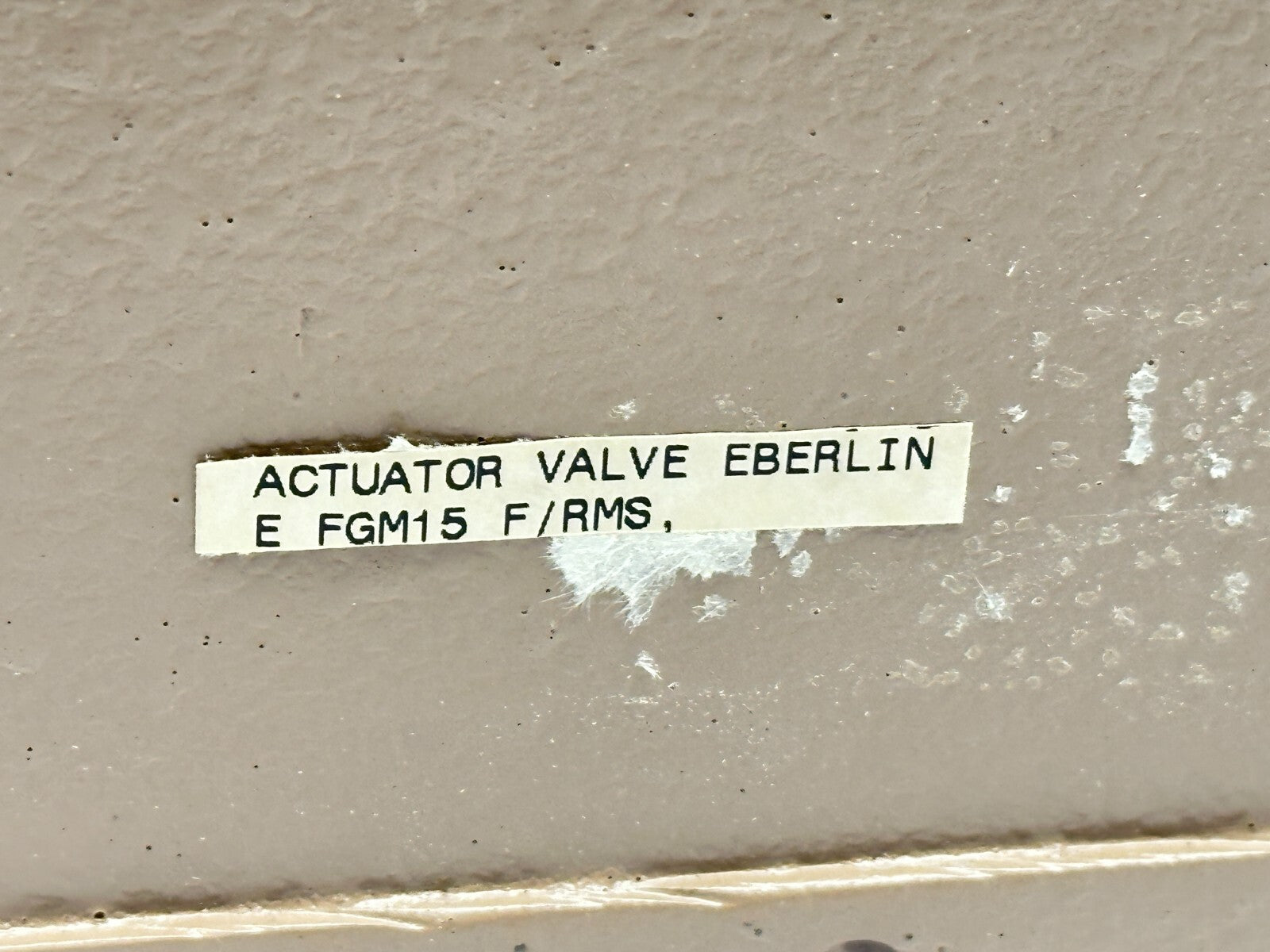 Eberline FGM15 F/RMS Valve Actuator - Maverick Industrial Sales