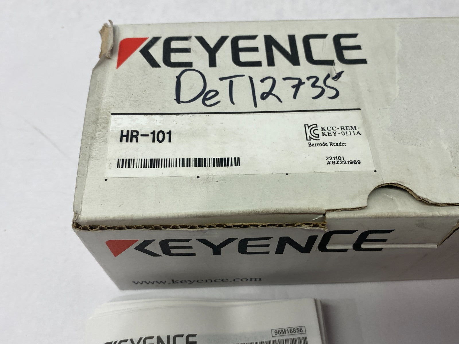 Keyence HR-101 Handheld Code Scanner/Reader, 0-114mm Reading - Maverick Industrial Sales